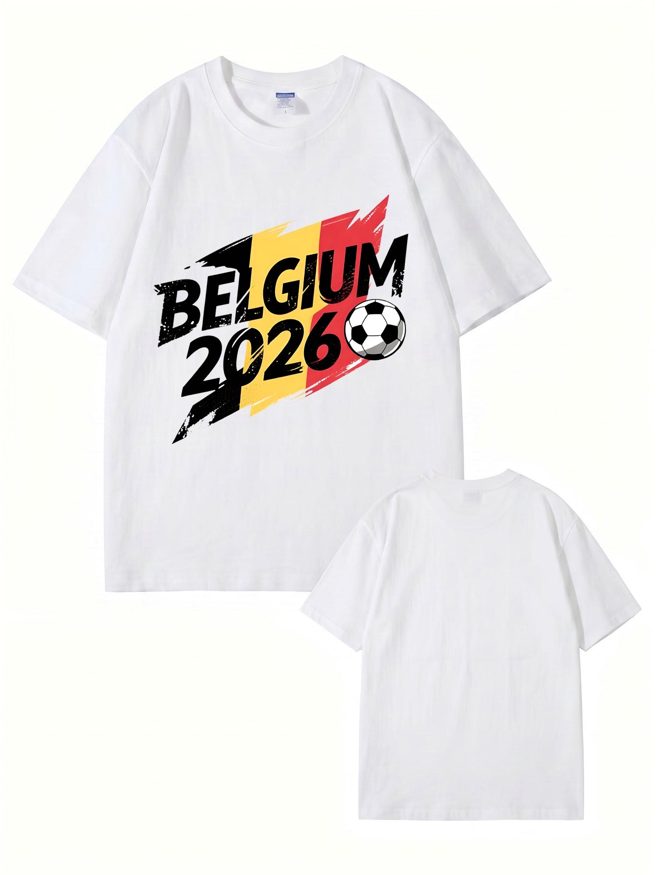 Belgium 2026 Soccer Graphic T-Shirt - Premium Cotton Fan Apparel