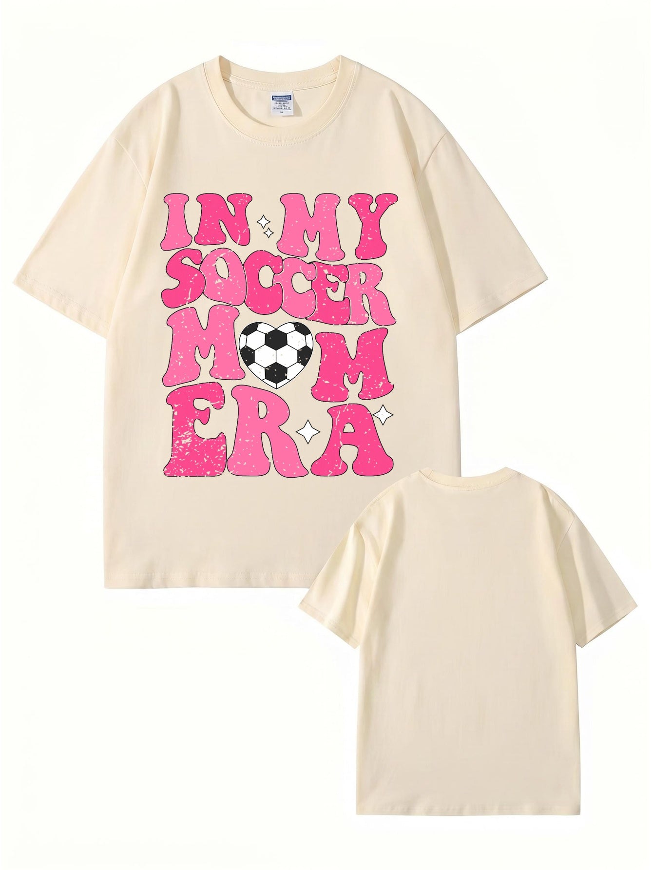 In My Soccer Mom Era Graphic T-Shirt - Cute Retro Soccer Mom Shirt