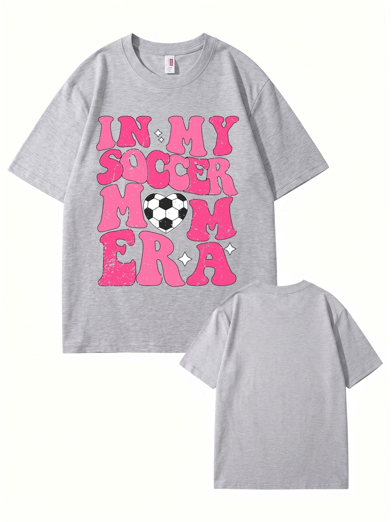 In My Soccer Mom Era Graphic T-Shirt - Cute Retro Soccer Mom Shirt