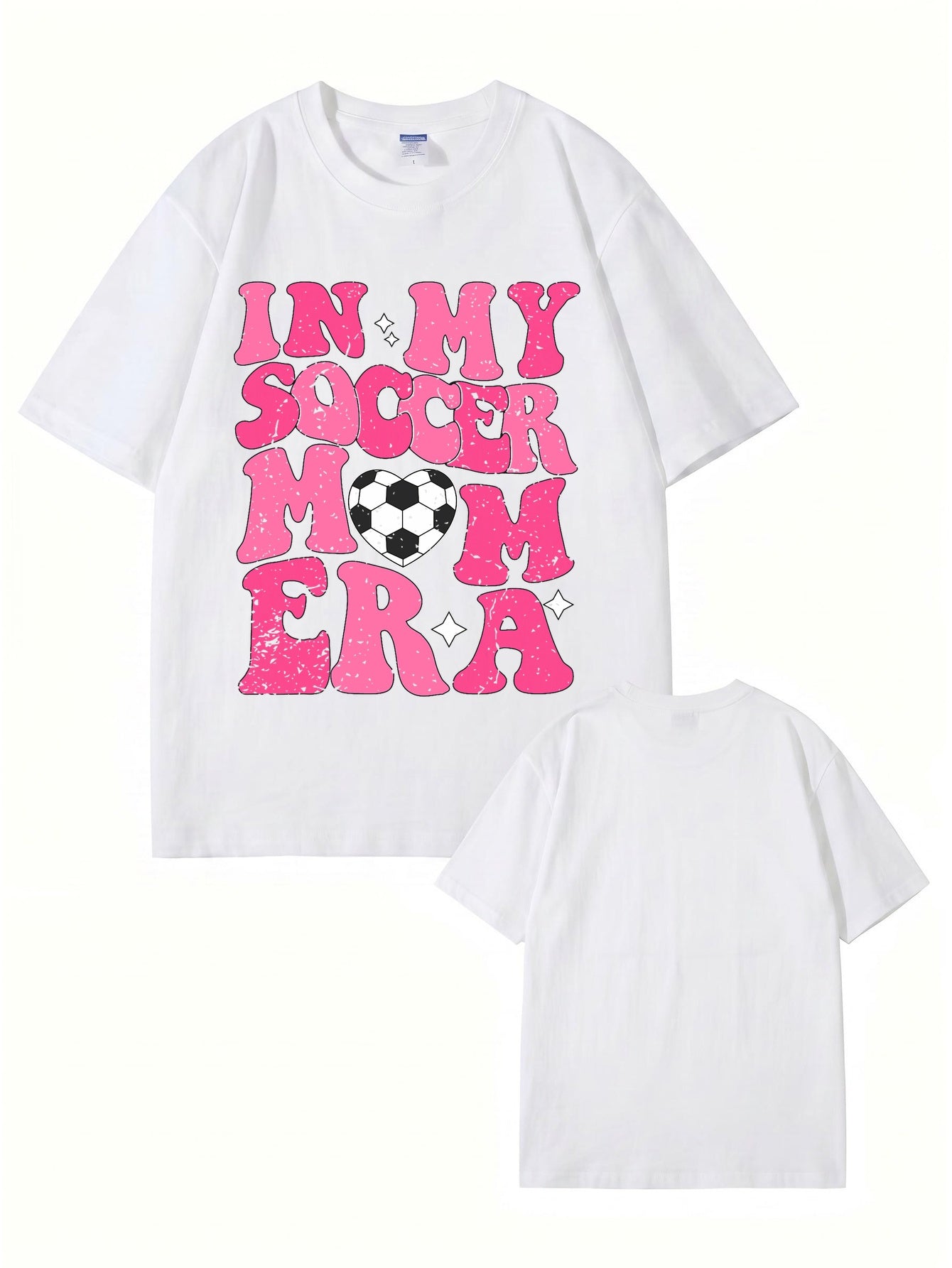 In My Soccer Mom Era Graphic T-Shirt - Cute Retro Soccer Mom Shirt