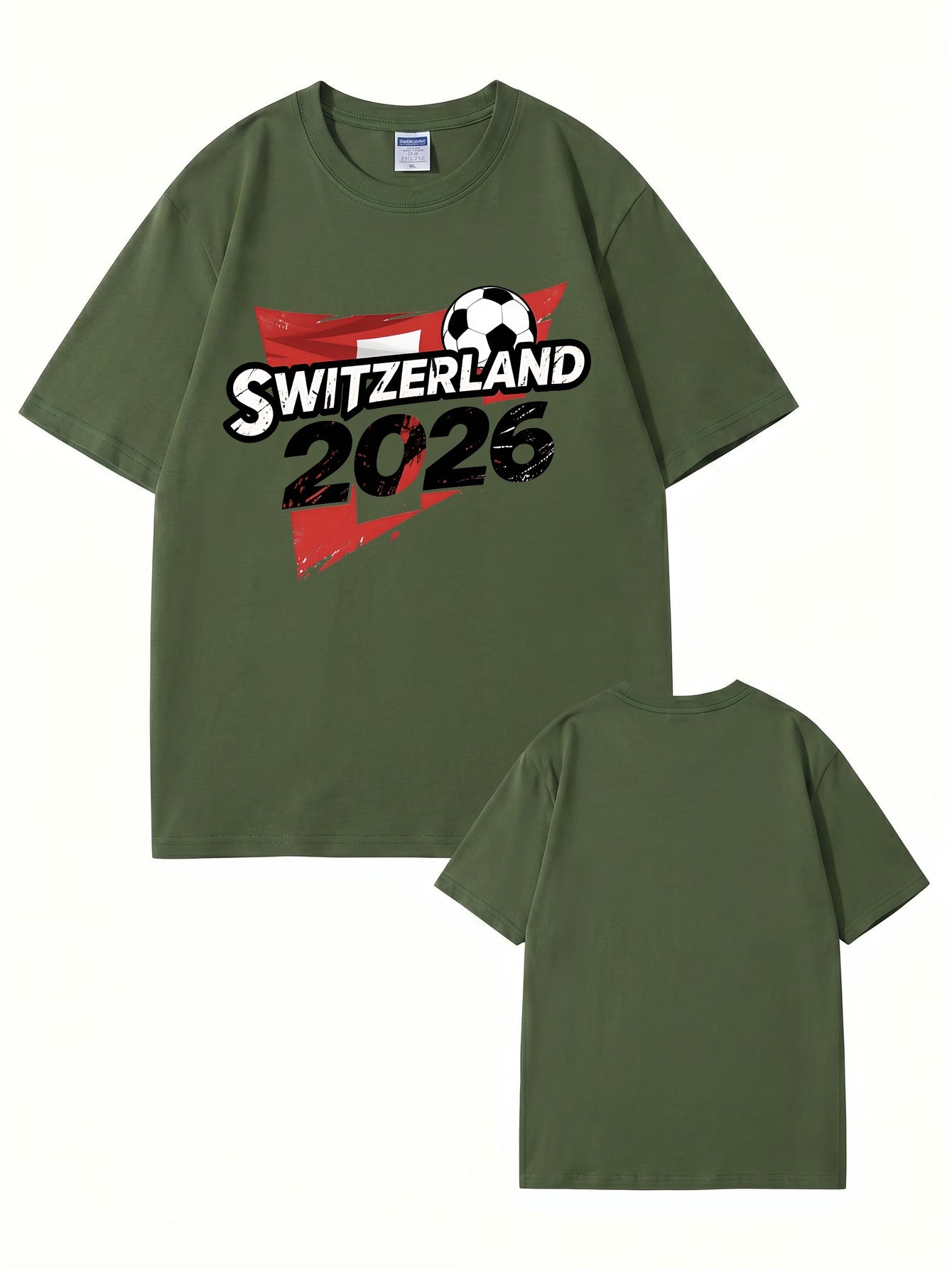 Switzerland 2026 Soccer Graphic T-Shirt - Premium Cotton Tee