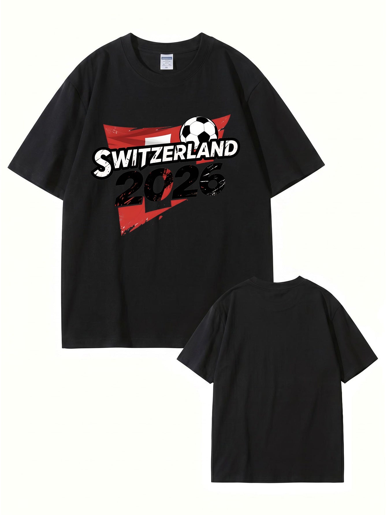 Switzerland 2026 Soccer Graphic T-Shirt - Premium Cotton Tee