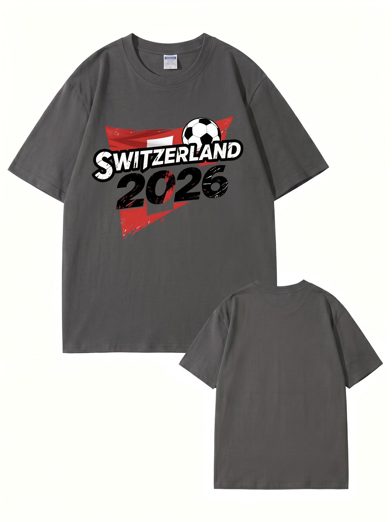 Switzerland 2026 Soccer Graphic T-Shirt - Premium Cotton Tee