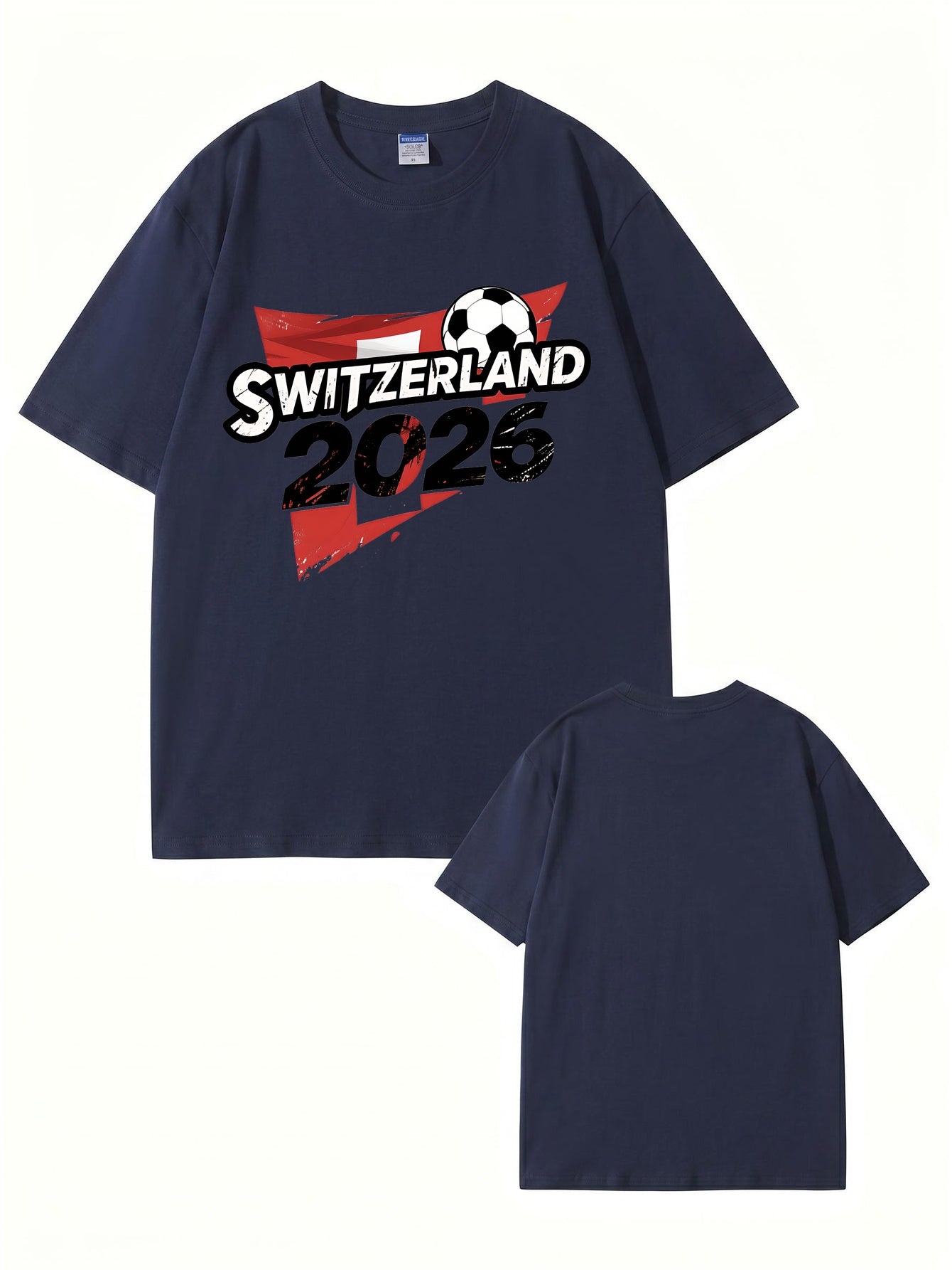 Switzerland 2026 Soccer Graphic T-Shirt - Premium Cotton Tee