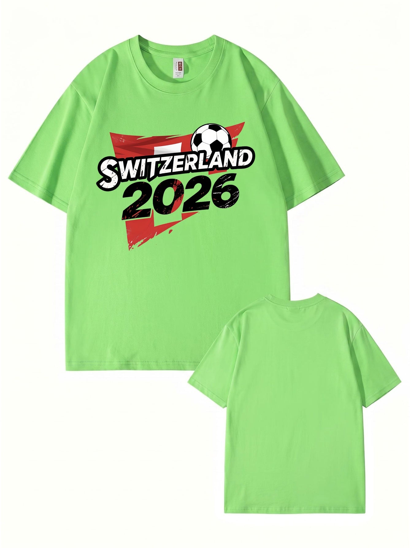 Switzerland 2026 Soccer Graphic T-Shirt - Premium Cotton Tee
