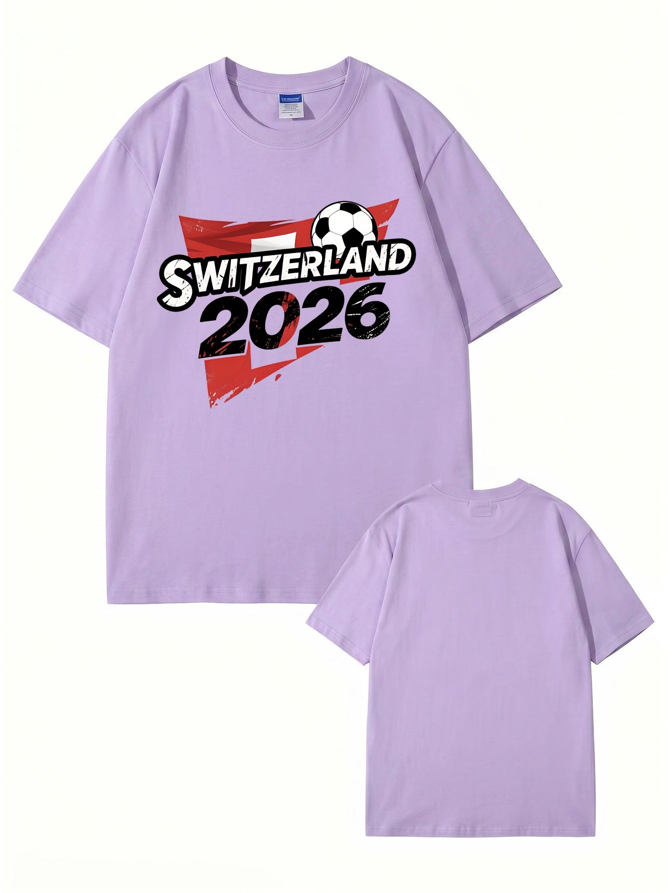 Switzerland 2026 Soccer Graphic T-Shirt - Premium Cotton Tee