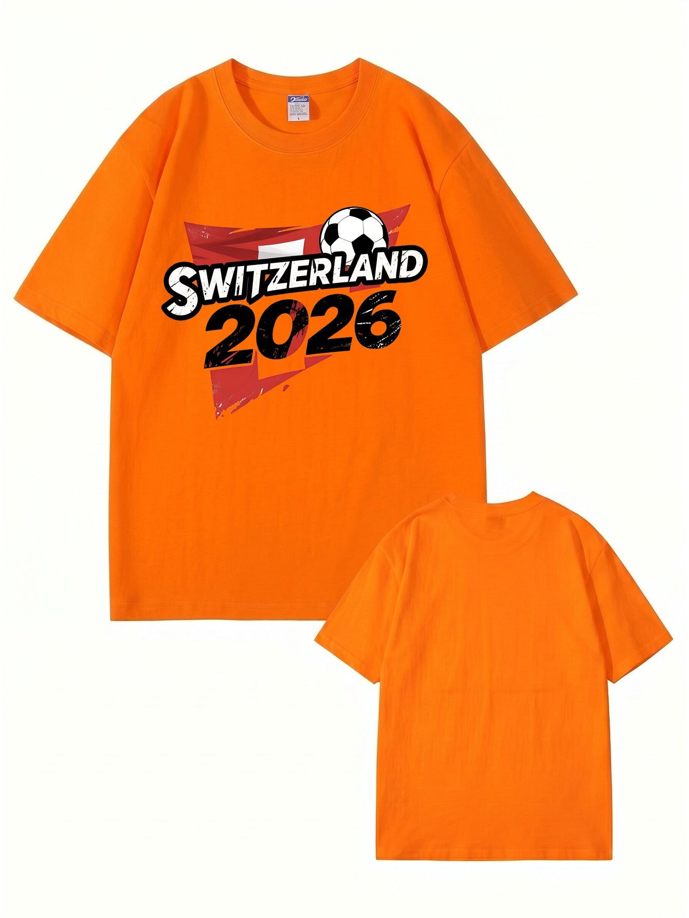 Switzerland 2026 Soccer Graphic T-Shirt - Premium Cotton Tee