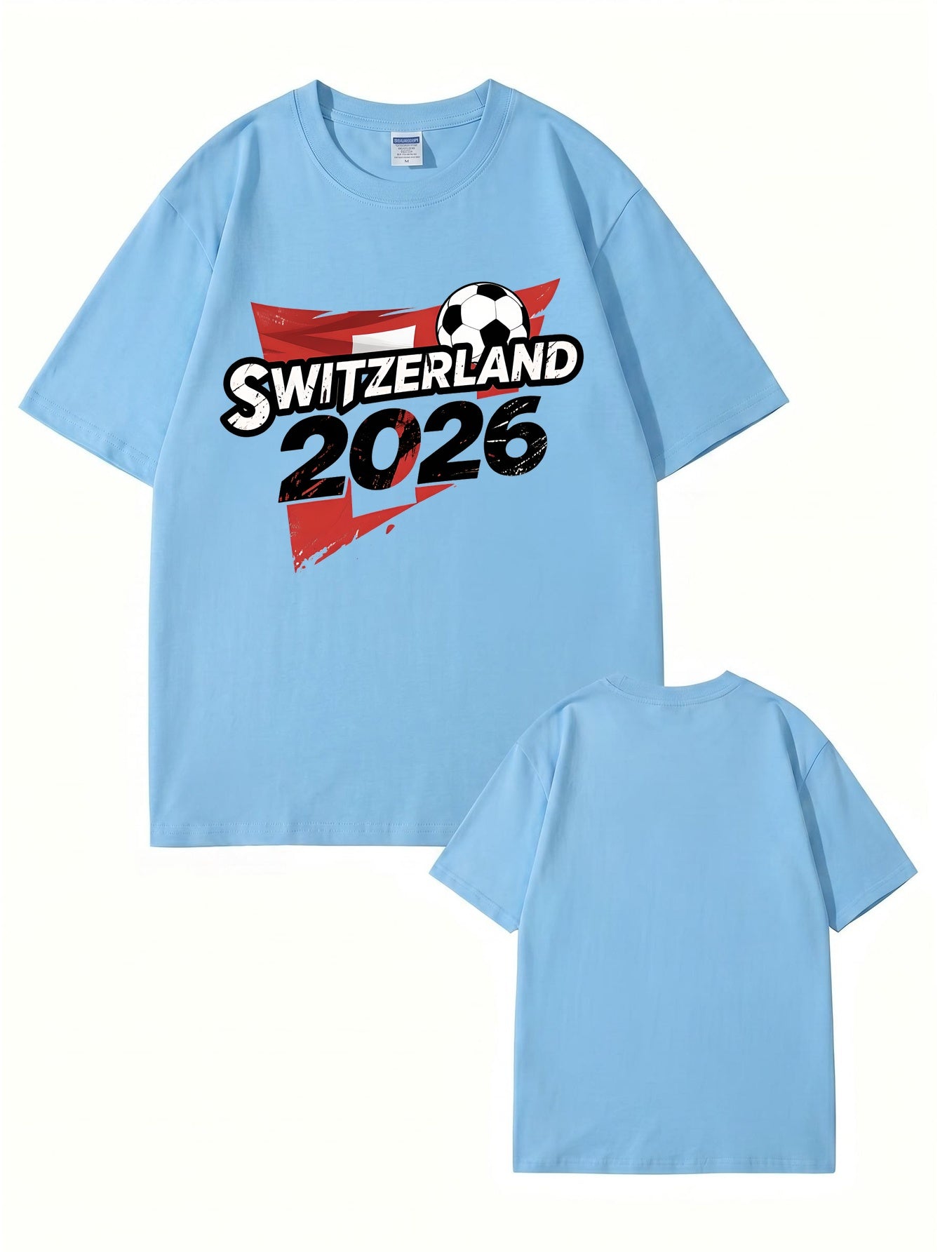 Switzerland 2026 Soccer Graphic T-Shirt - Premium Cotton Tee