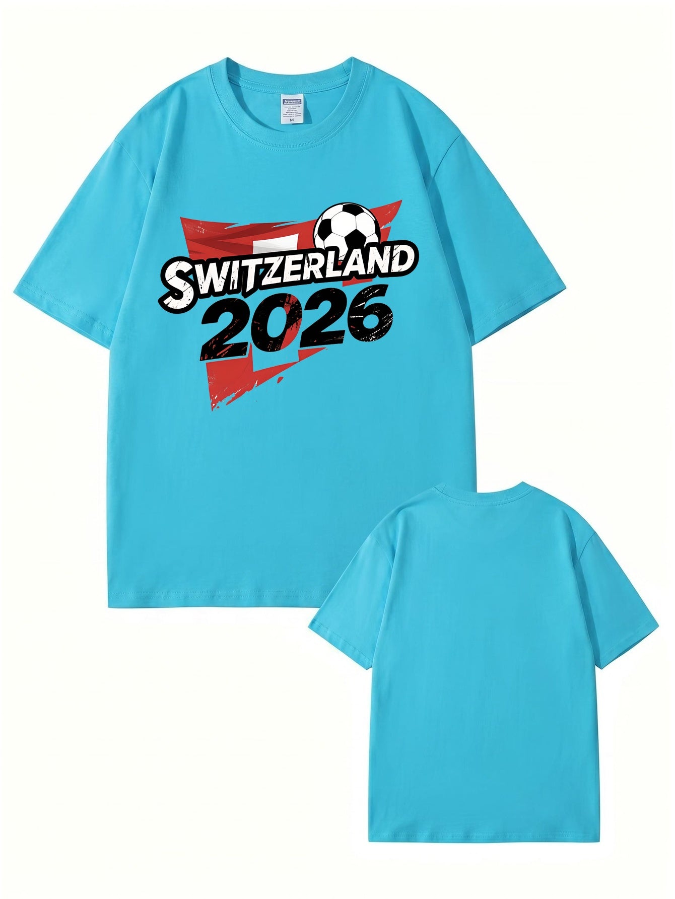 Switzerland 2026 Soccer Graphic T-Shirt - Premium Cotton Tee