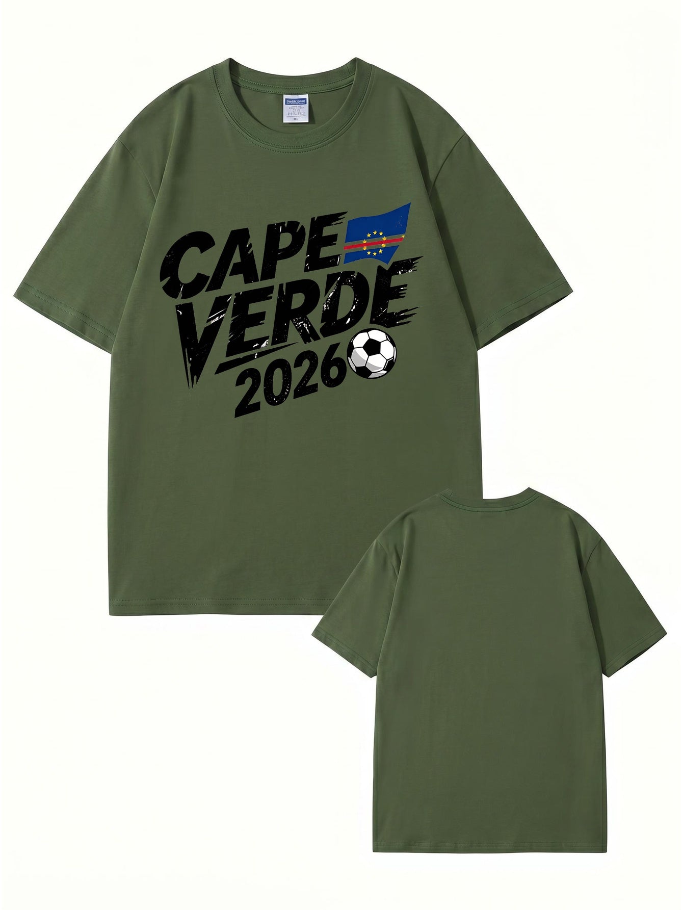 Cape Verde 2026 Soccer Fan T-Shirt - Premium Cotton Graphic Tee