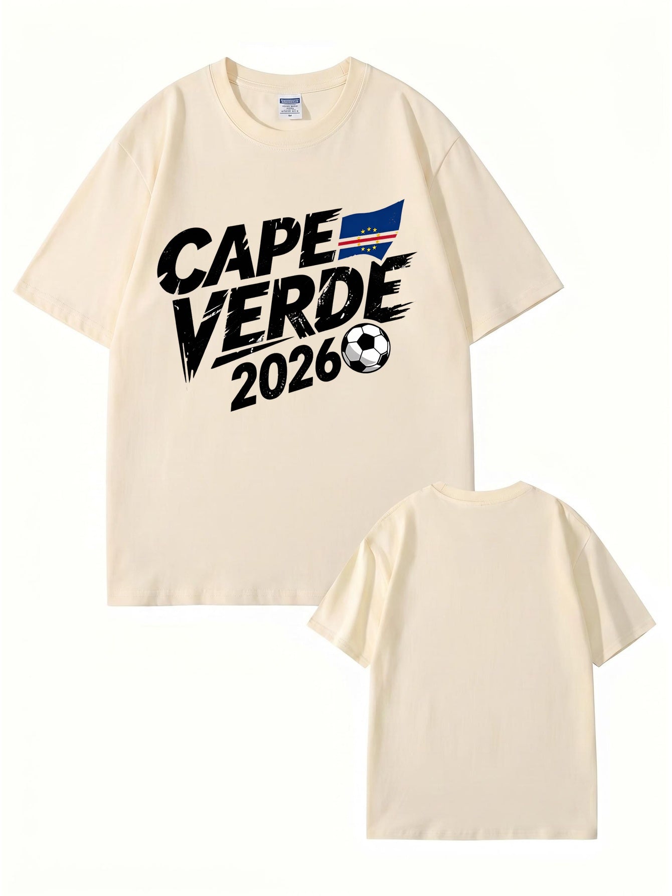 Cape Verde 2026 Soccer Fan T-Shirt - Premium Cotton Graphic Tee