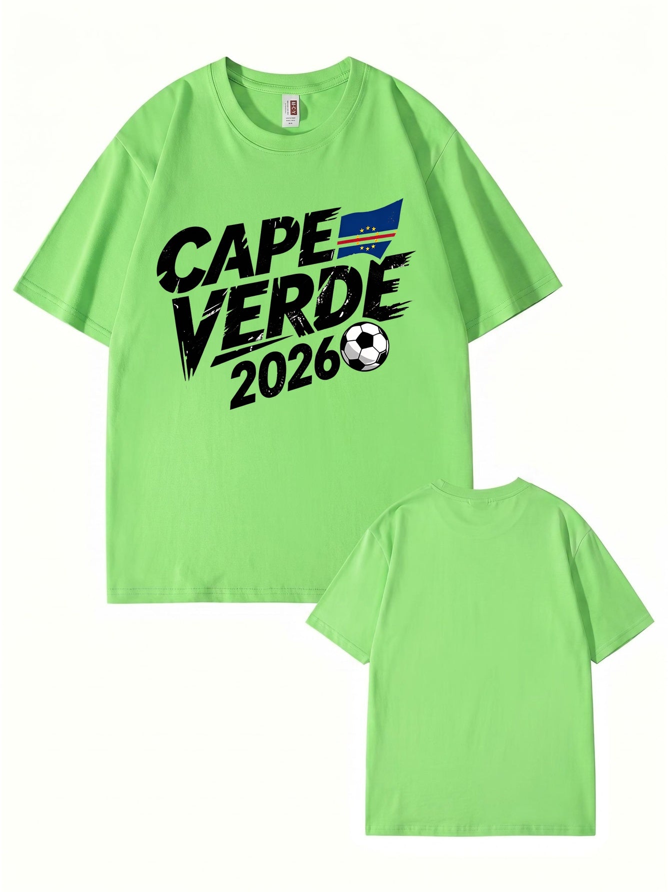 Cape Verde 2026 Soccer Fan T-Shirt - Premium Cotton Graphic Tee