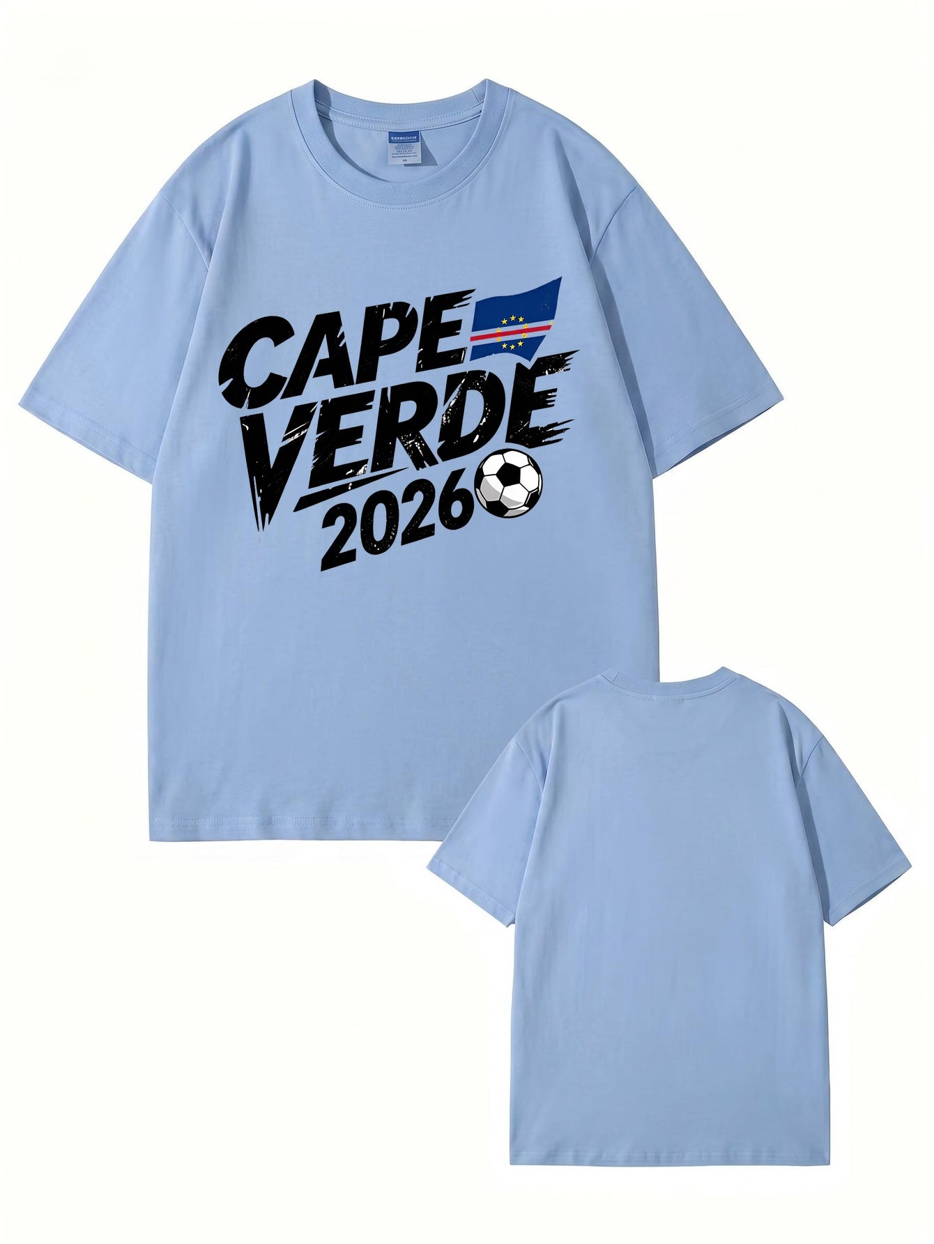 Cape Verde 2026 Soccer Fan T-Shirt - Premium Cotton Graphic Tee