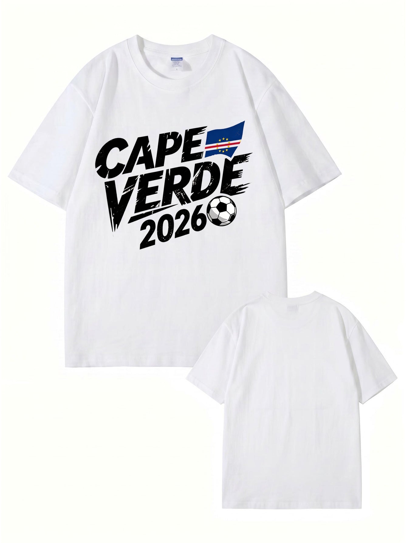 Cape Verde 2026 Soccer Fan T-Shirt - Premium Cotton Graphic Tee