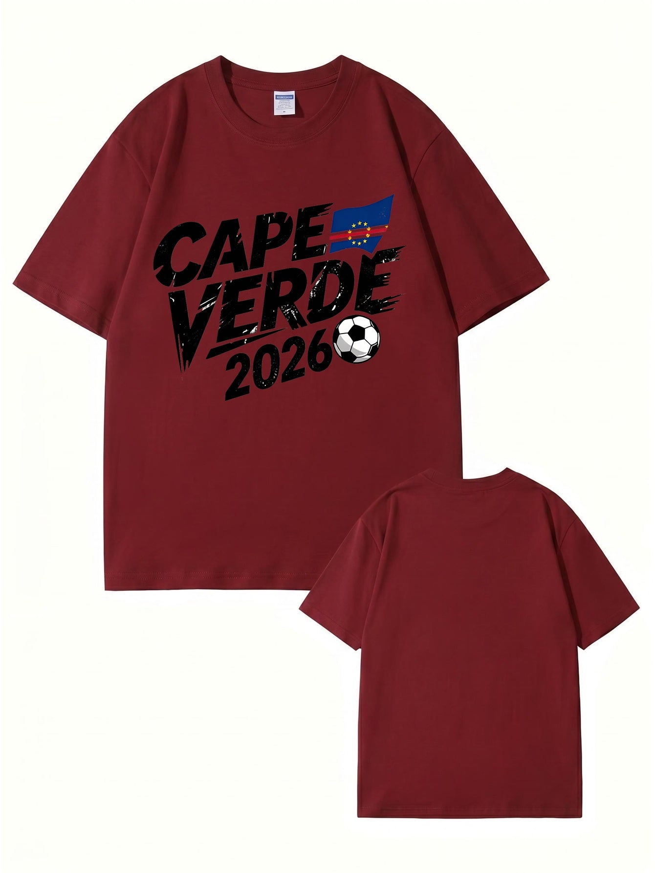 Cape Verde 2026 Soccer Fan T-Shirt - Premium Cotton Graphic Tee