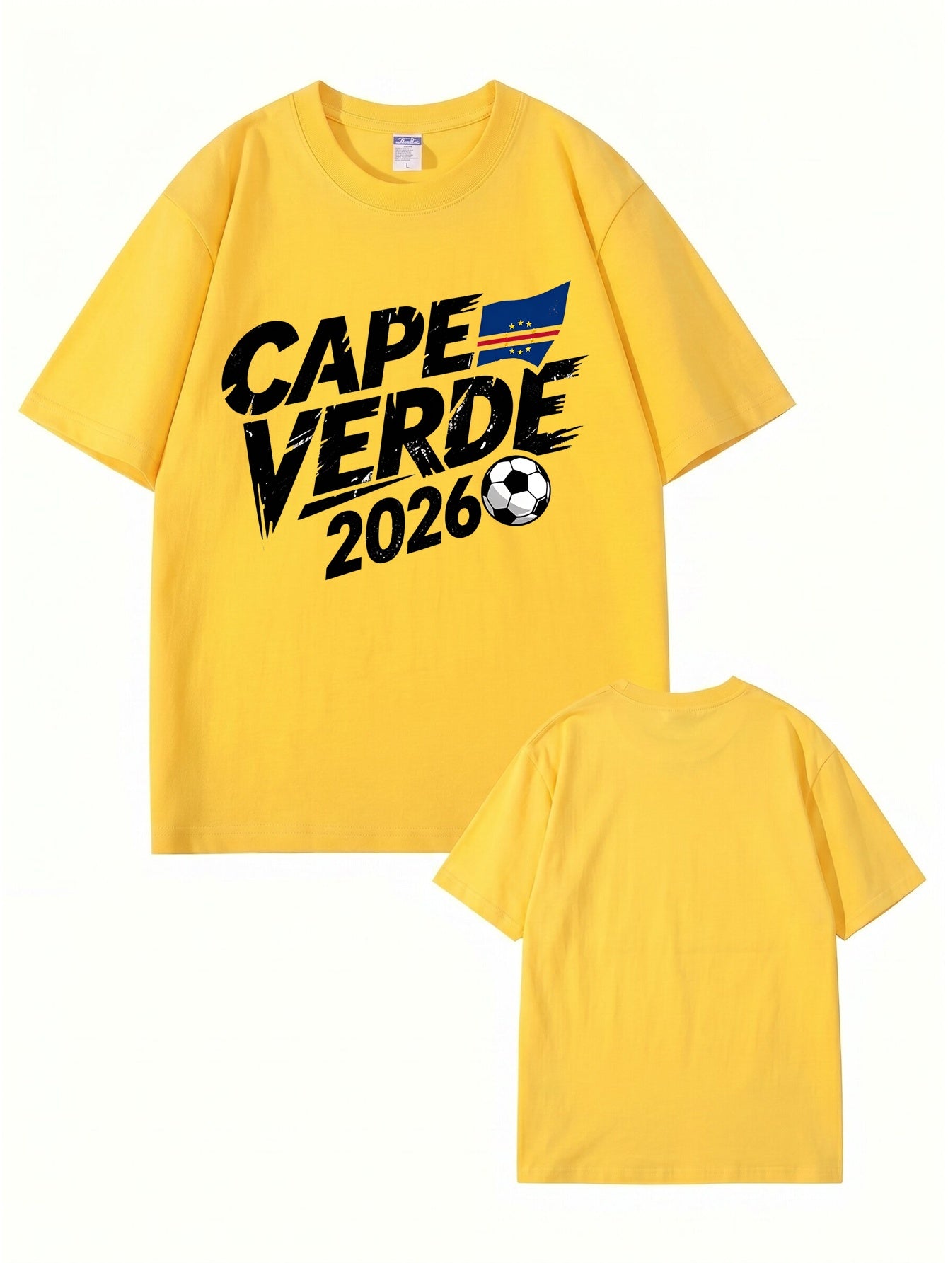 Cape Verde 2026 Soccer Fan T-Shirt - Premium Cotton Graphic Tee