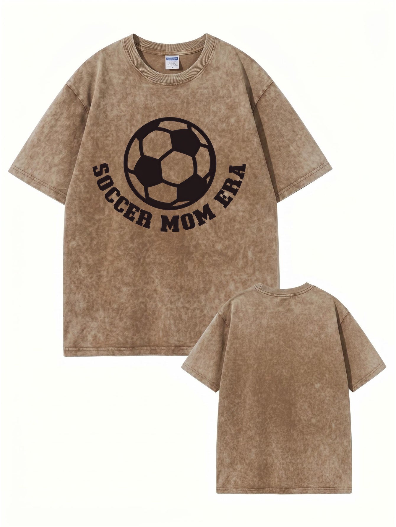 Soccer Mom Era Vintage Washed Cotton T-Shirt
