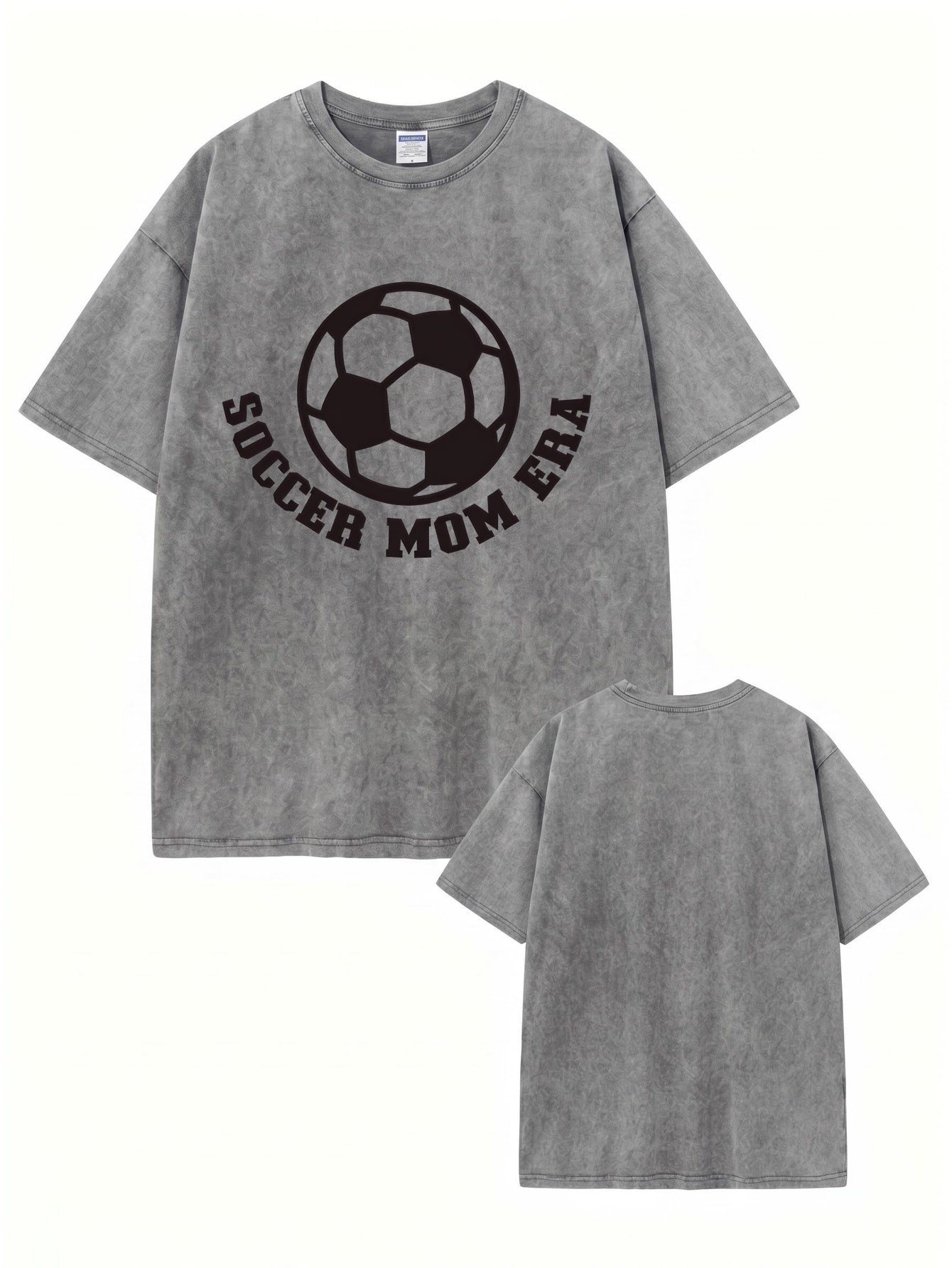 Soccer Mom Era Vintage Washed Cotton T-Shirt