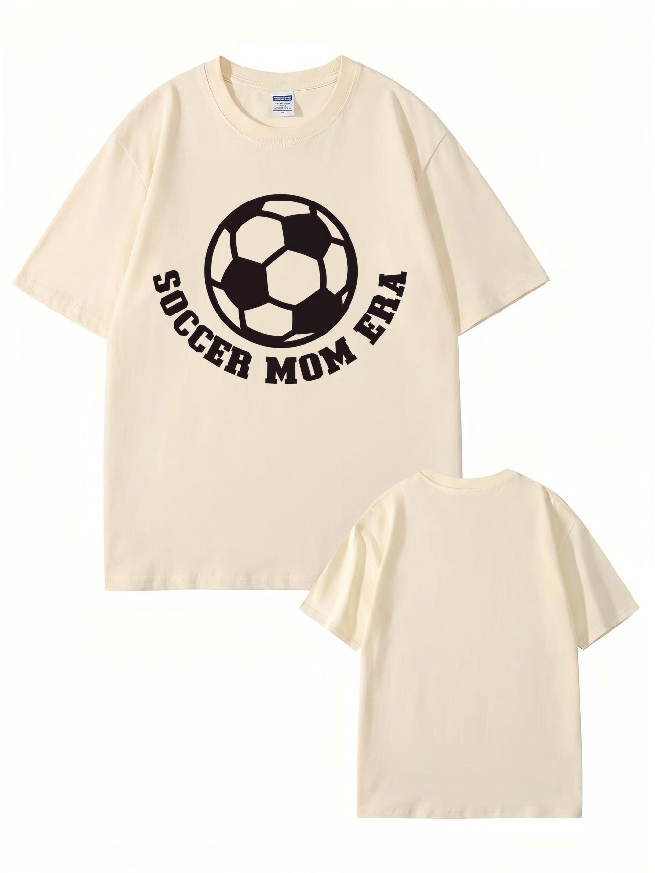 Soccer Mom Era Graphic T-Shirt | Premium 200gsm Cotton Soccer Tee
