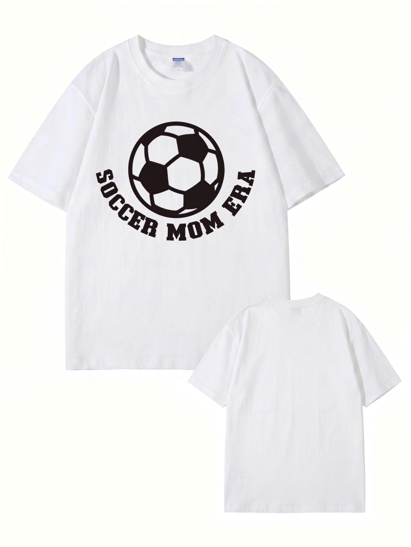 Soccer Mom Era Graphic T-Shirt | Premium 200gsm Cotton Soccer Tee