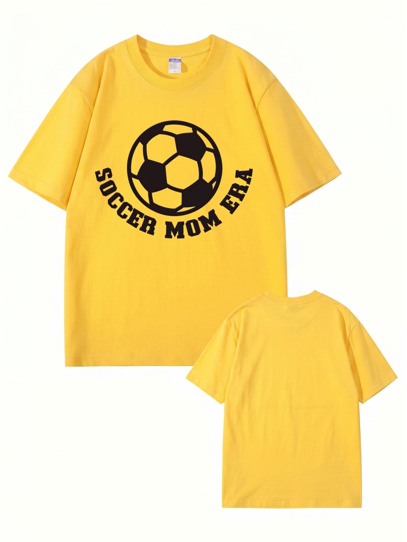 Soccer Mom Era Graphic T-Shirt | Premium 200gsm Cotton Soccer Tee