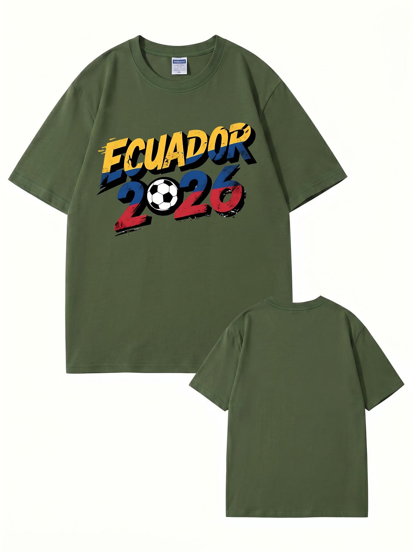 Ecuador 2026 Soccer Graphic T-Shirt - Premium Cotton Tee