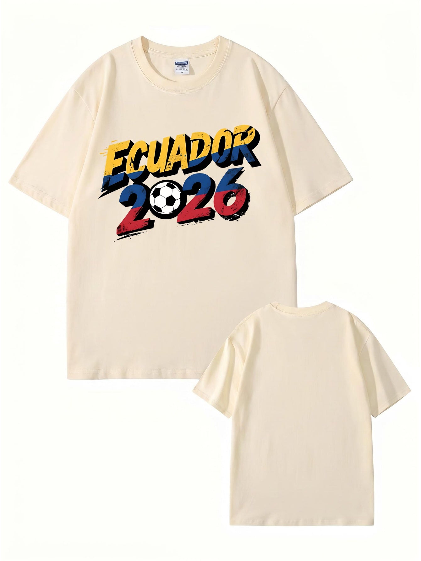 Ecuador 2026 Soccer Graphic T-Shirt - Premium Cotton Tee