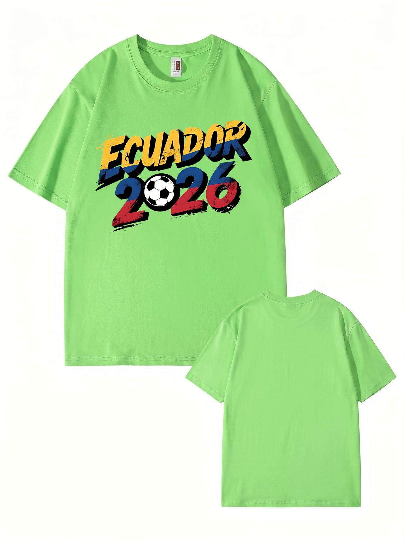 Ecuador 2026 Soccer Graphic T-Shirt - Premium Cotton Tee