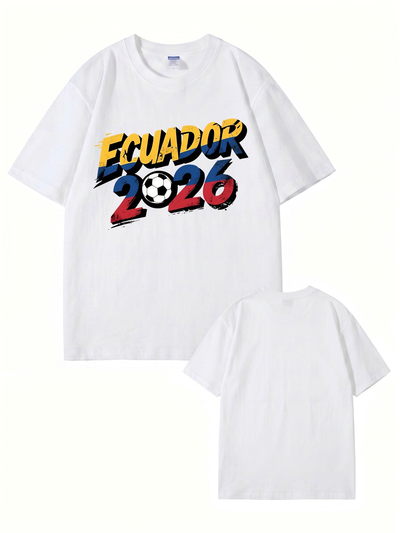 Ecuador 2026 Soccer Graphic T-Shirt - Premium Cotton Tee