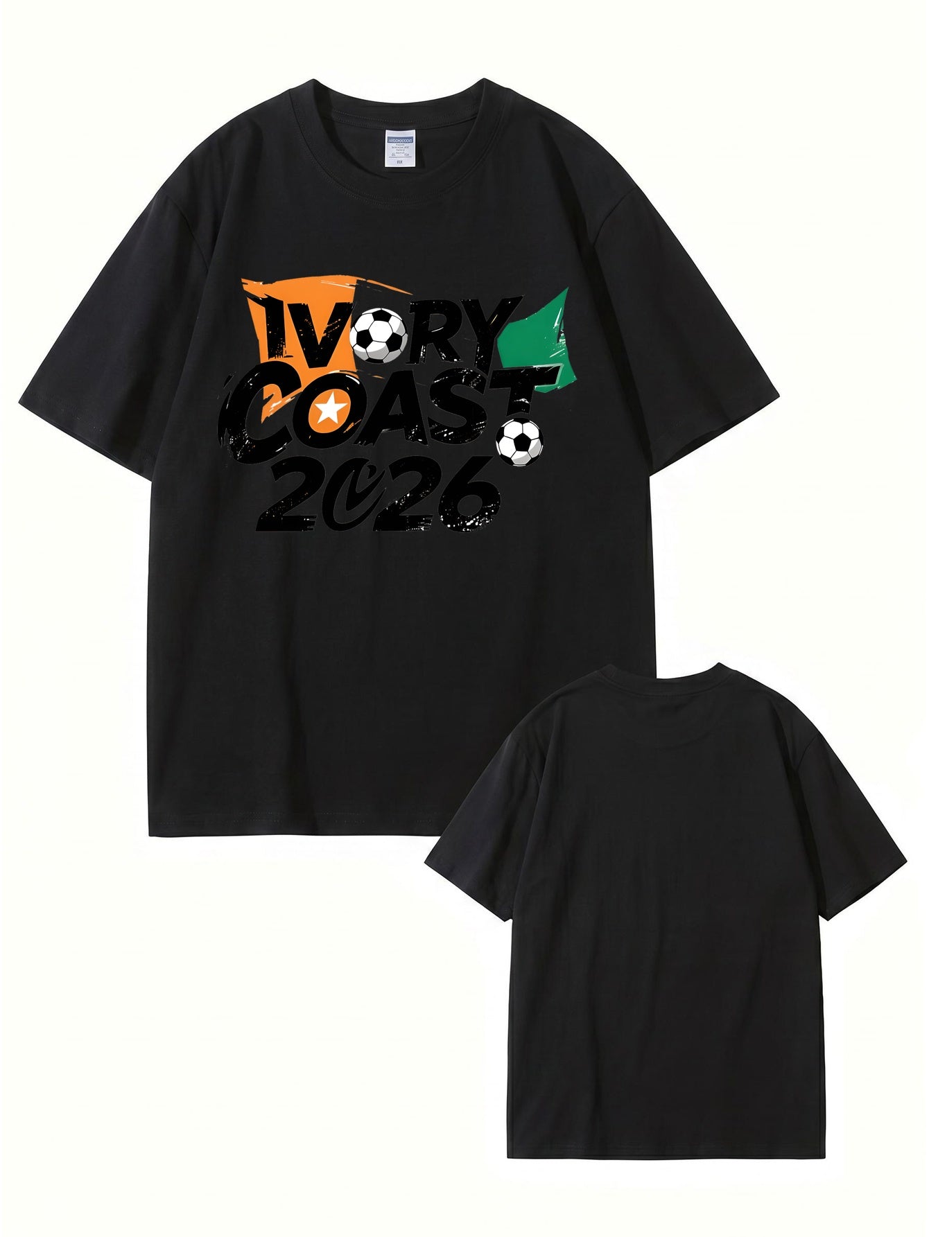 Ivory Coast 2026 Soccer Graphic T-Shirt - Premium Cotton Tee