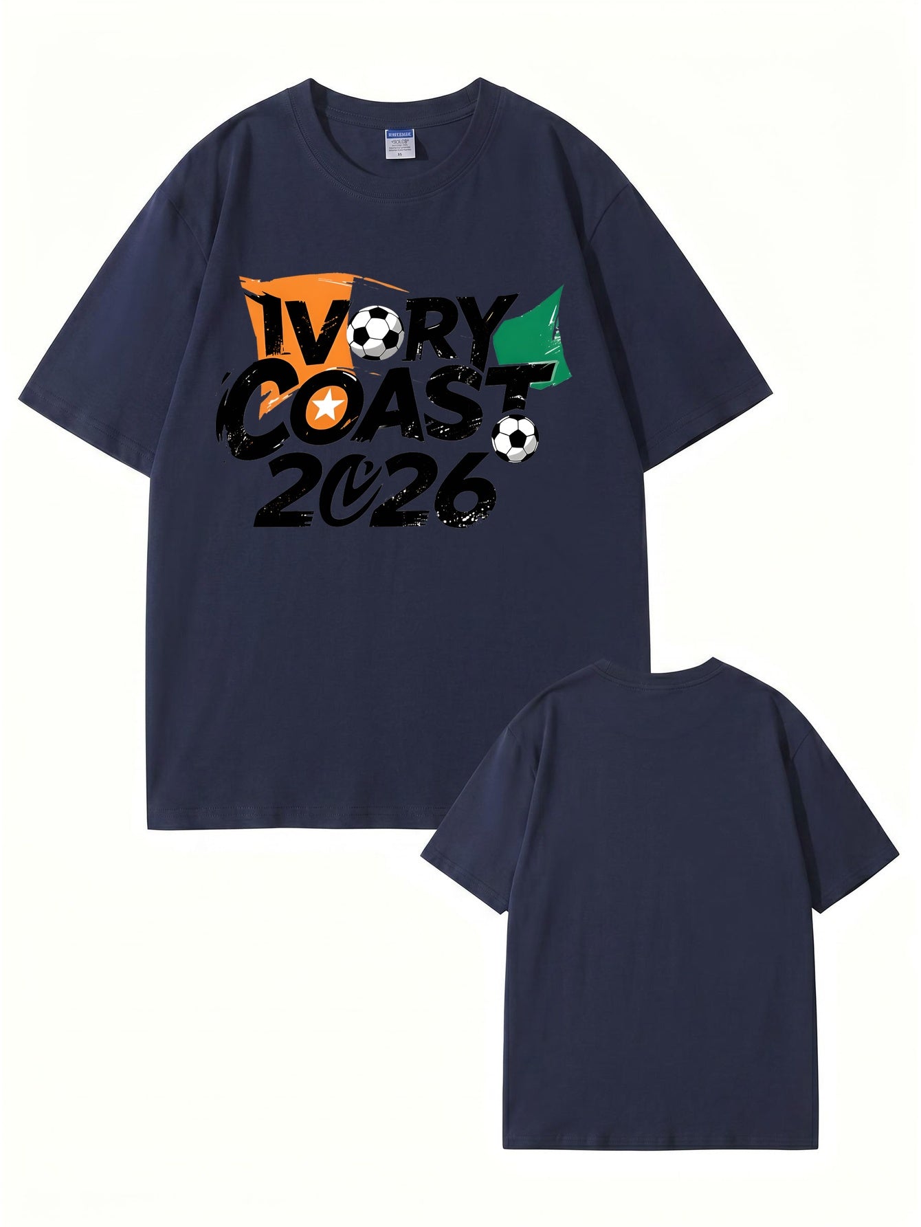Ivory Coast 2026 Soccer Graphic T-Shirt - Premium Cotton Tee