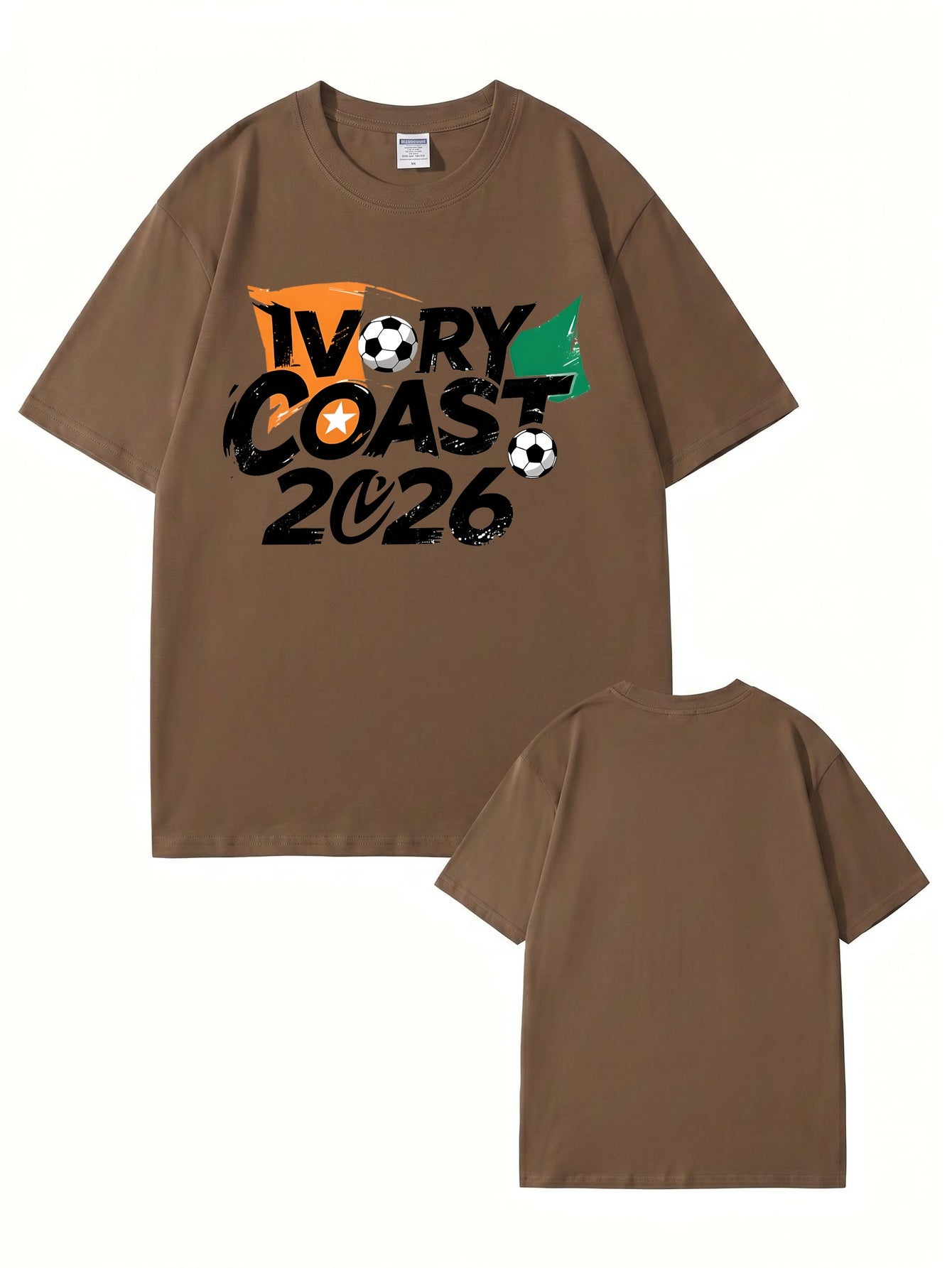Ivory Coast 2026 Soccer Graphic T-Shirt - Premium Cotton Tee