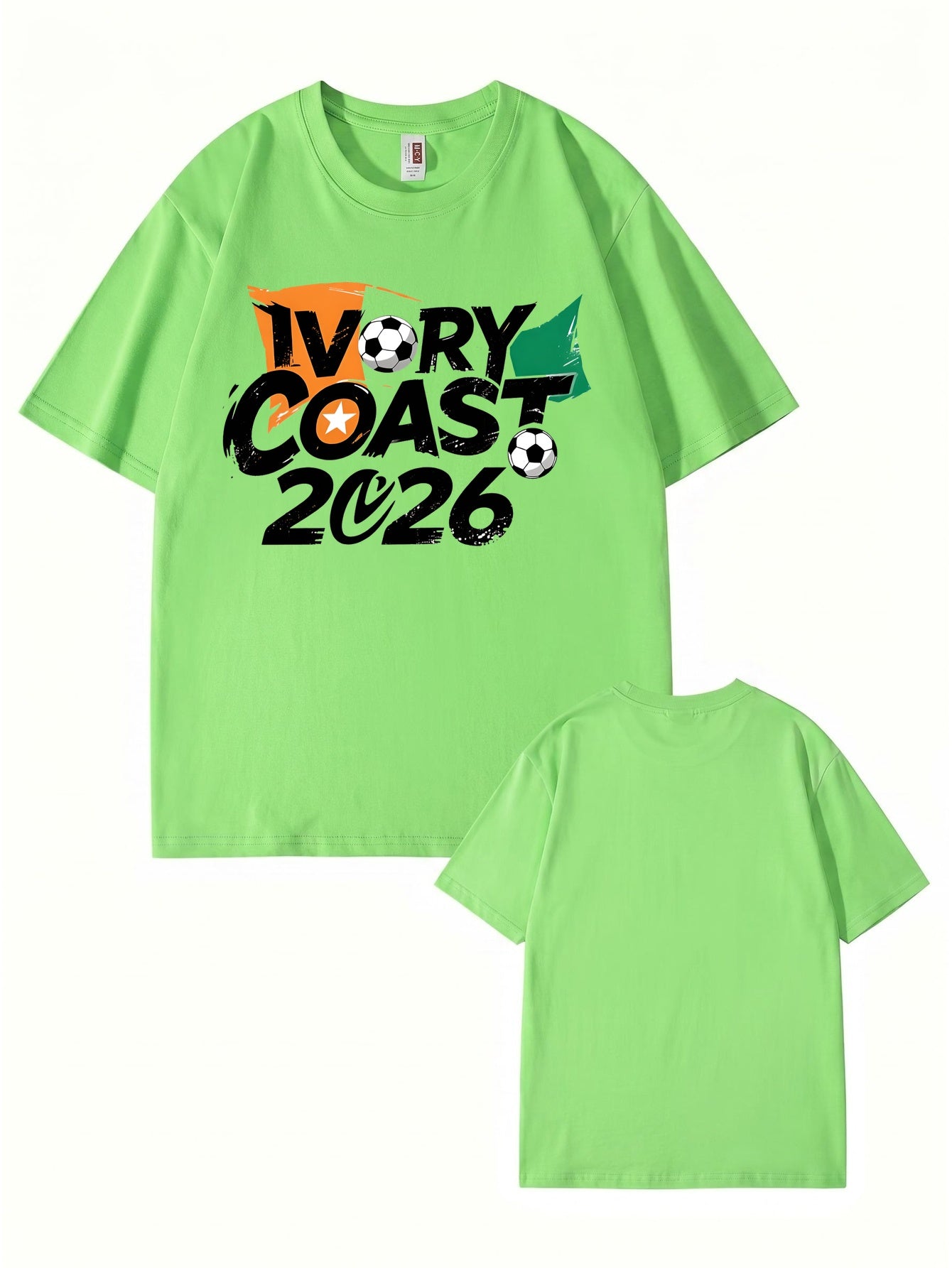 Ivory Coast 2026 Soccer Graphic T-Shirt - Premium Cotton Tee