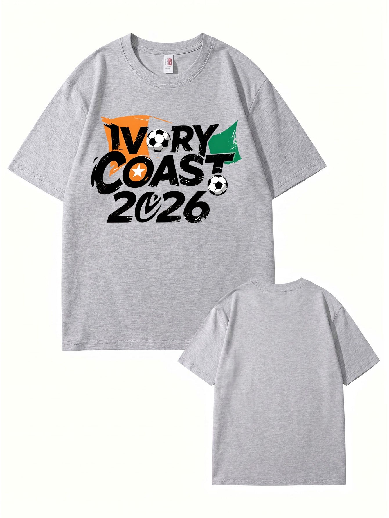 Ivory Coast 2026 Soccer Graphic T-Shirt - Premium Cotton Tee