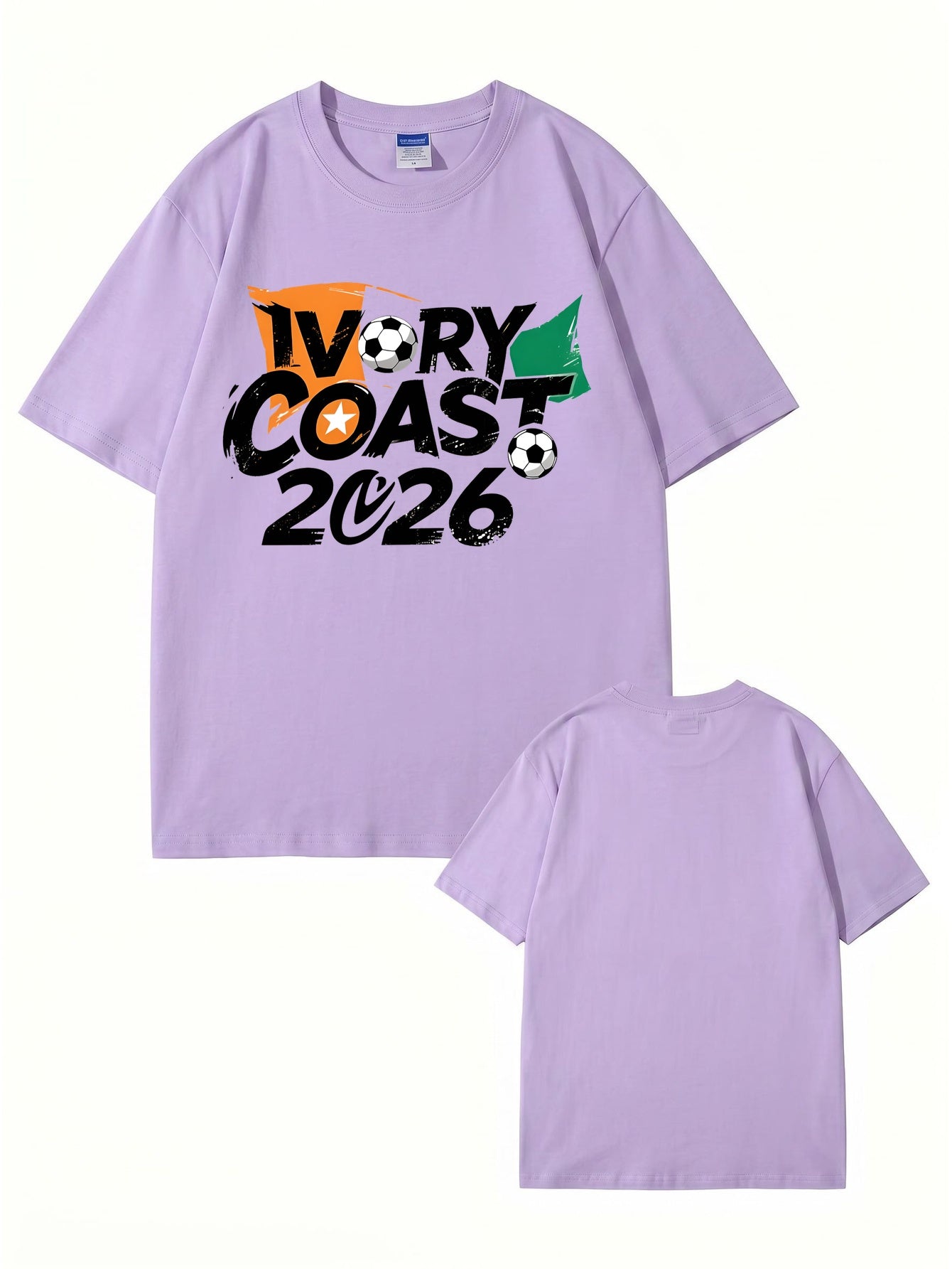 Ivory Coast 2026 Soccer Graphic T-Shirt - Premium Cotton Tee