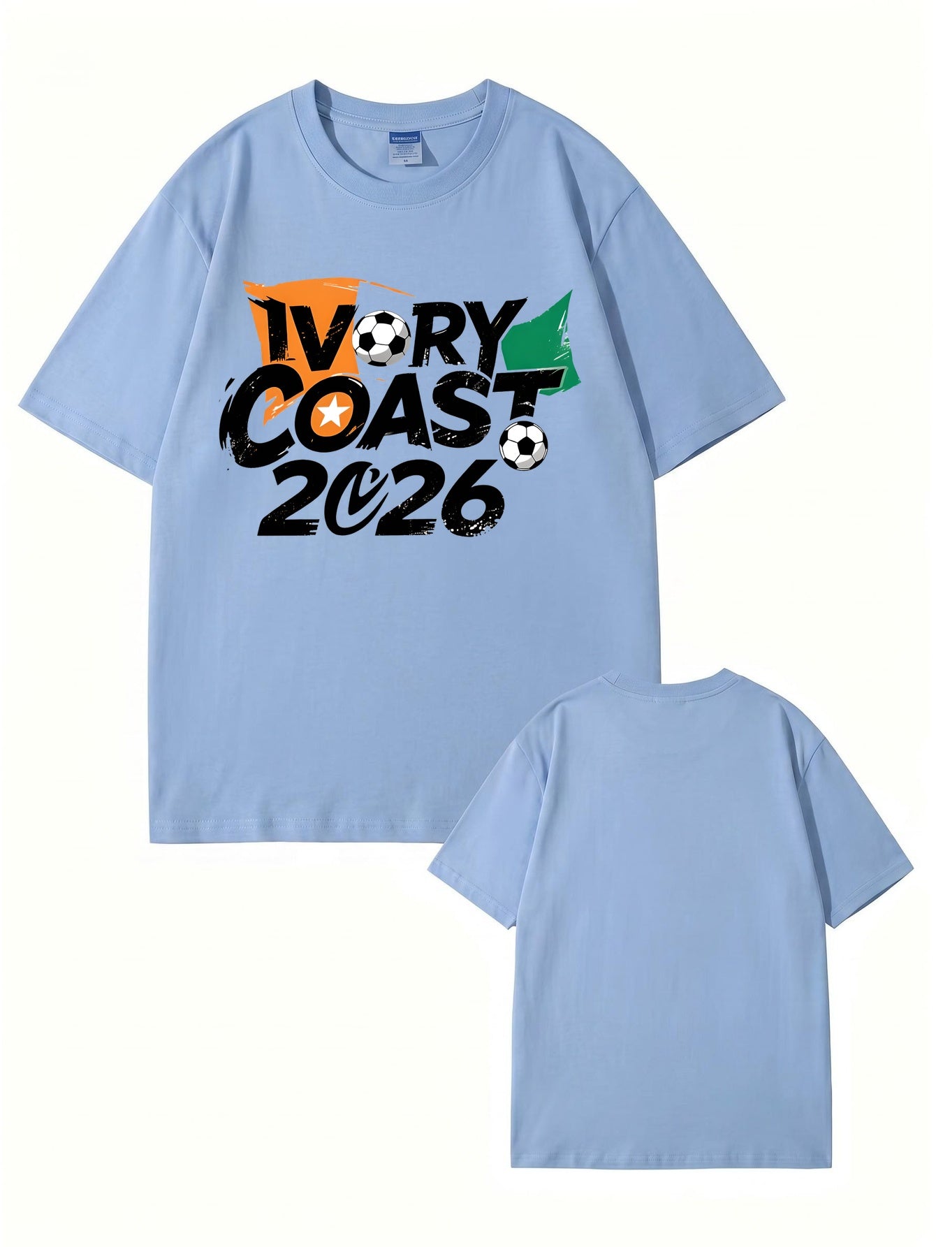 Ivory Coast 2026 Soccer Graphic T-Shirt - Premium Cotton Tee