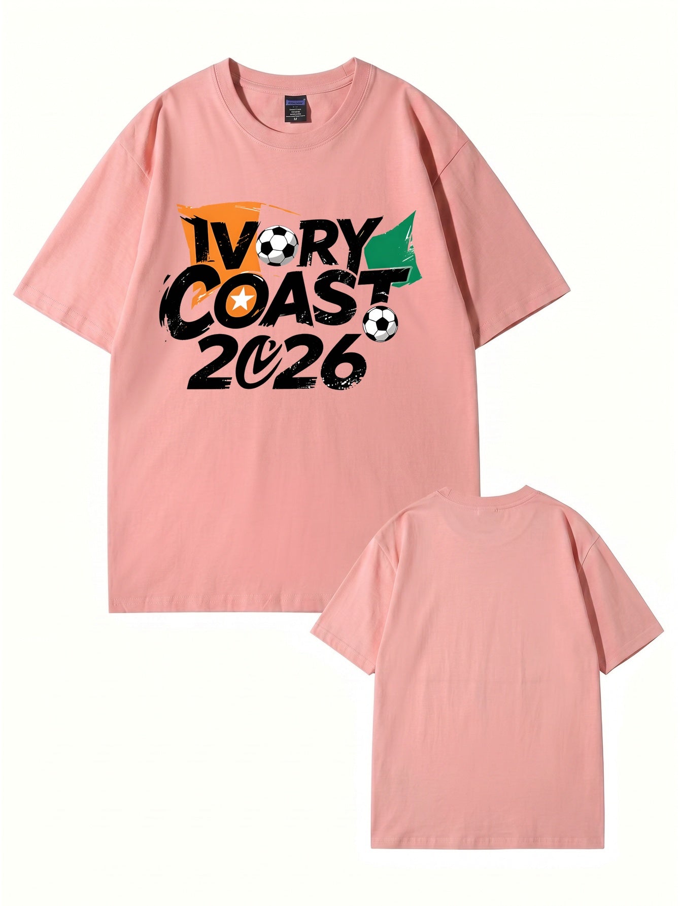Ivory Coast 2026 Soccer Graphic T-Shirt - Premium Cotton Tee