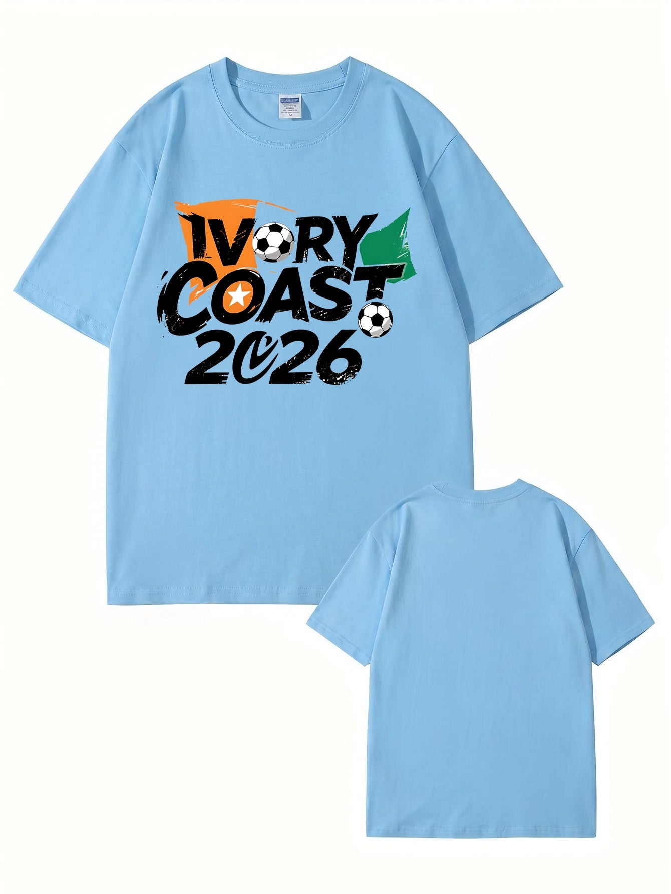 Ivory Coast 2026 Soccer Graphic T-Shirt - Premium Cotton Tee