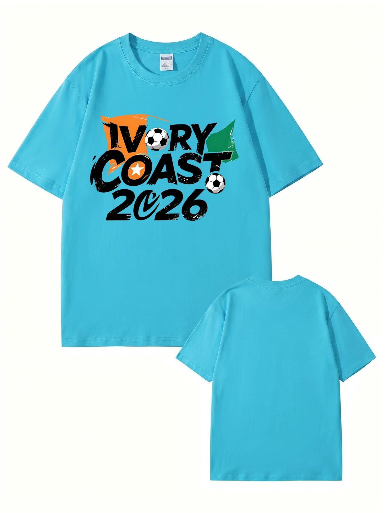 Ivory Coast 2026 Soccer Graphic T-Shirt - Premium Cotton Tee