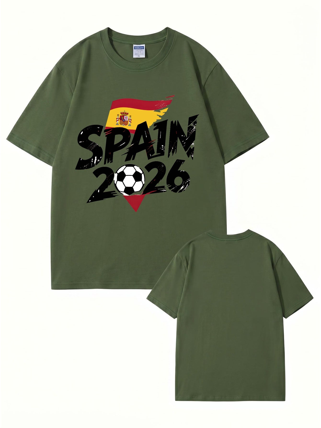 Spain 2026 Soccer Graphic T-Shirt - Premium Cotton Fan Apparel