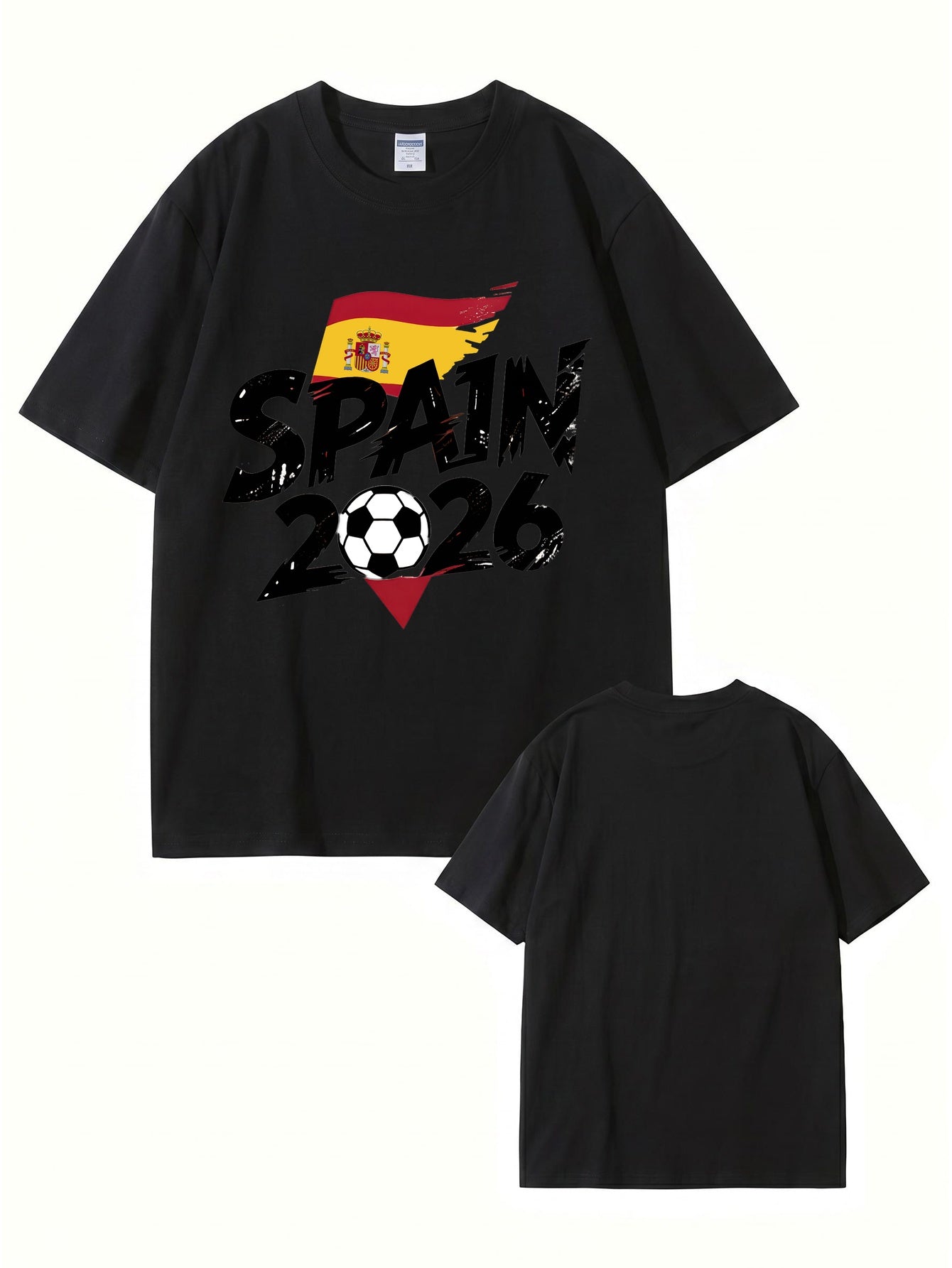Spain 2026 Soccer Graphic T-Shirt - Premium Cotton Fan Apparel