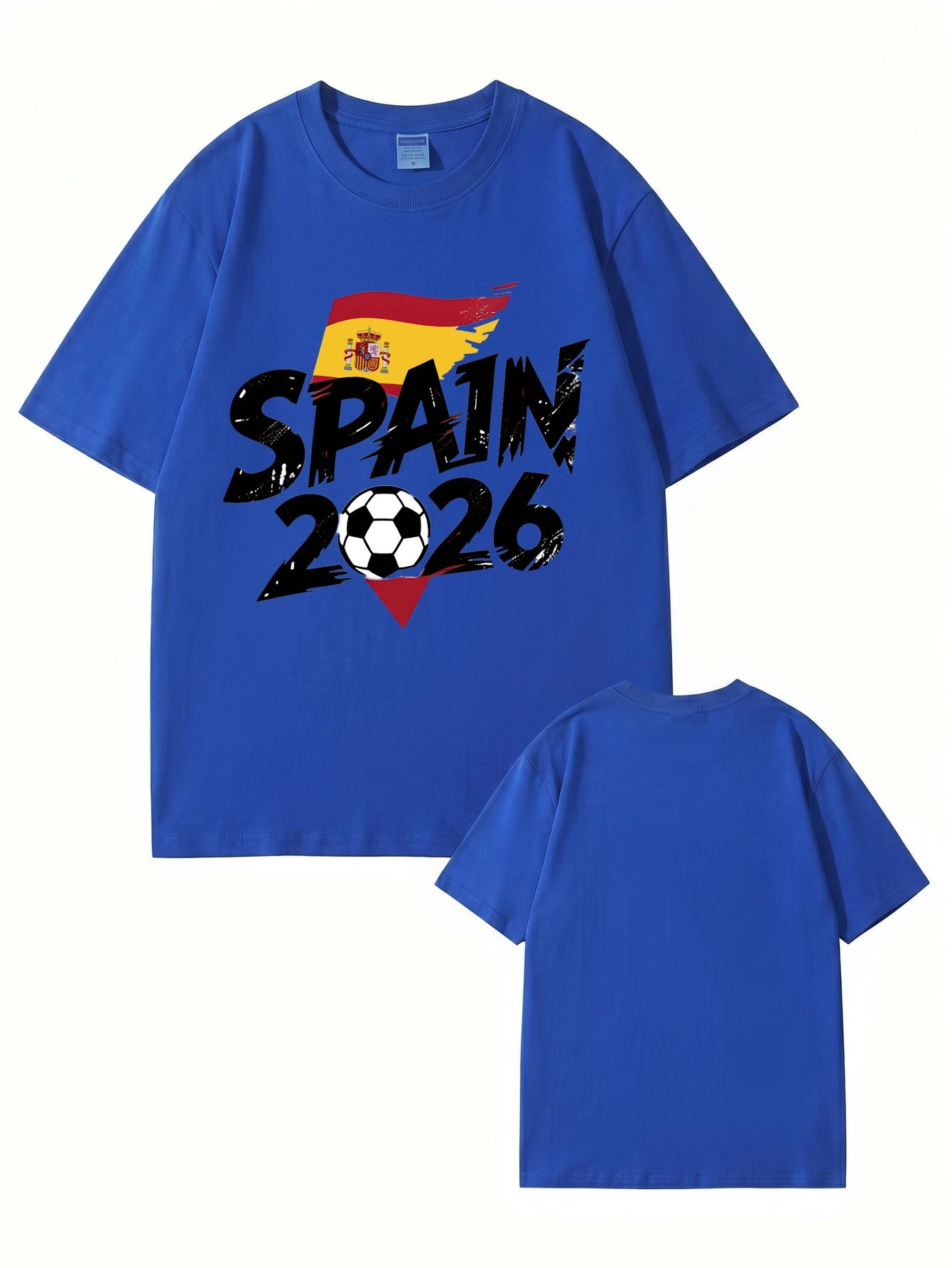 Spain 2026 Soccer Graphic T-Shirt - Premium Cotton Fan Apparel