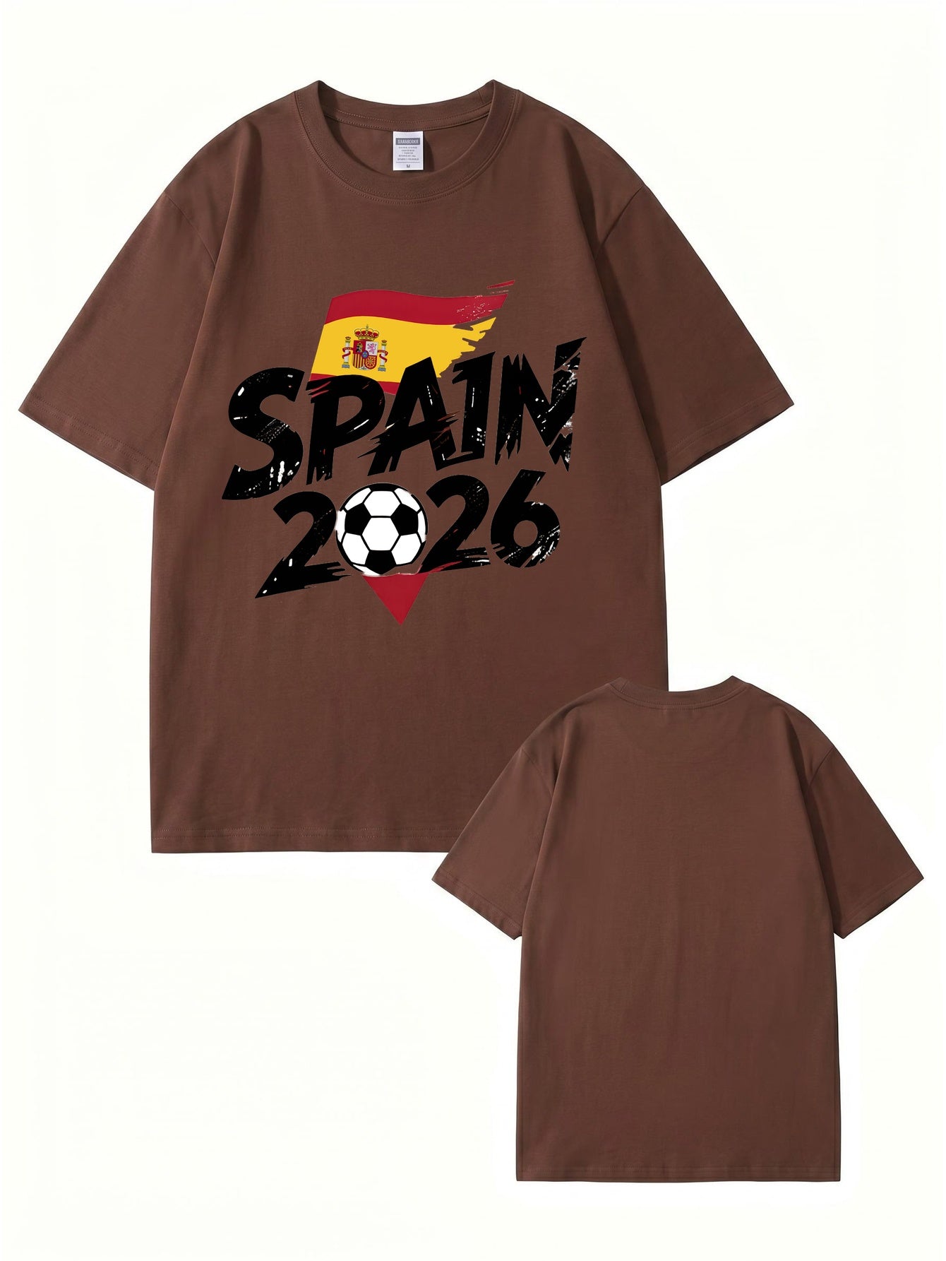 Spain 2026 Soccer Graphic T-Shirt - Premium Cotton Fan Apparel