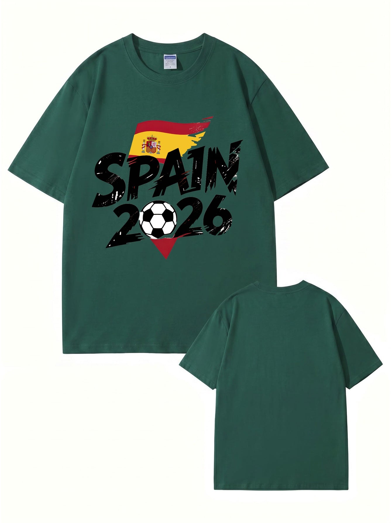 Spain 2026 Soccer Graphic T-Shirt - Premium Cotton Fan Apparel