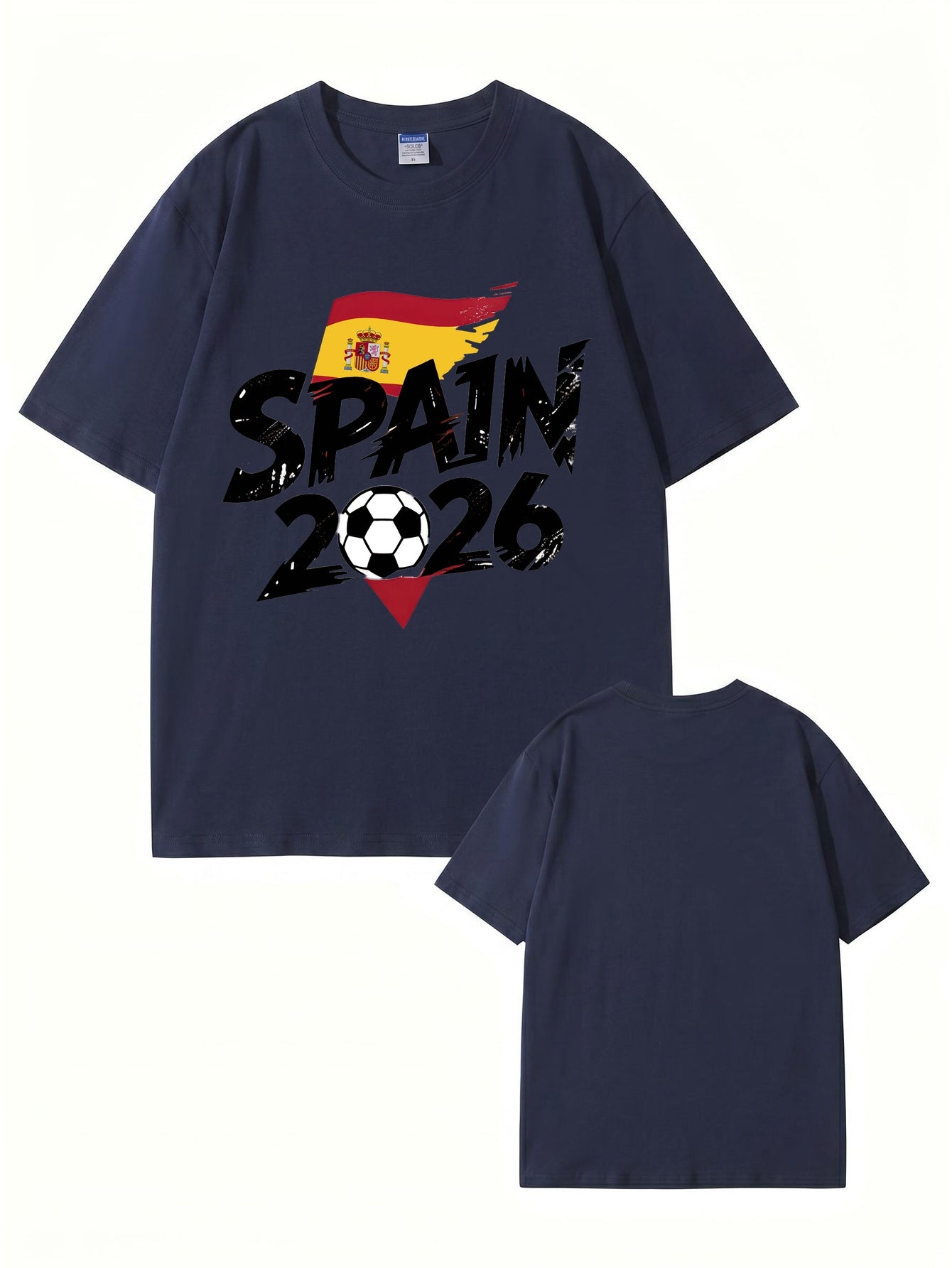 Spain 2026 Soccer Graphic T-Shirt - Premium Cotton Fan Apparel