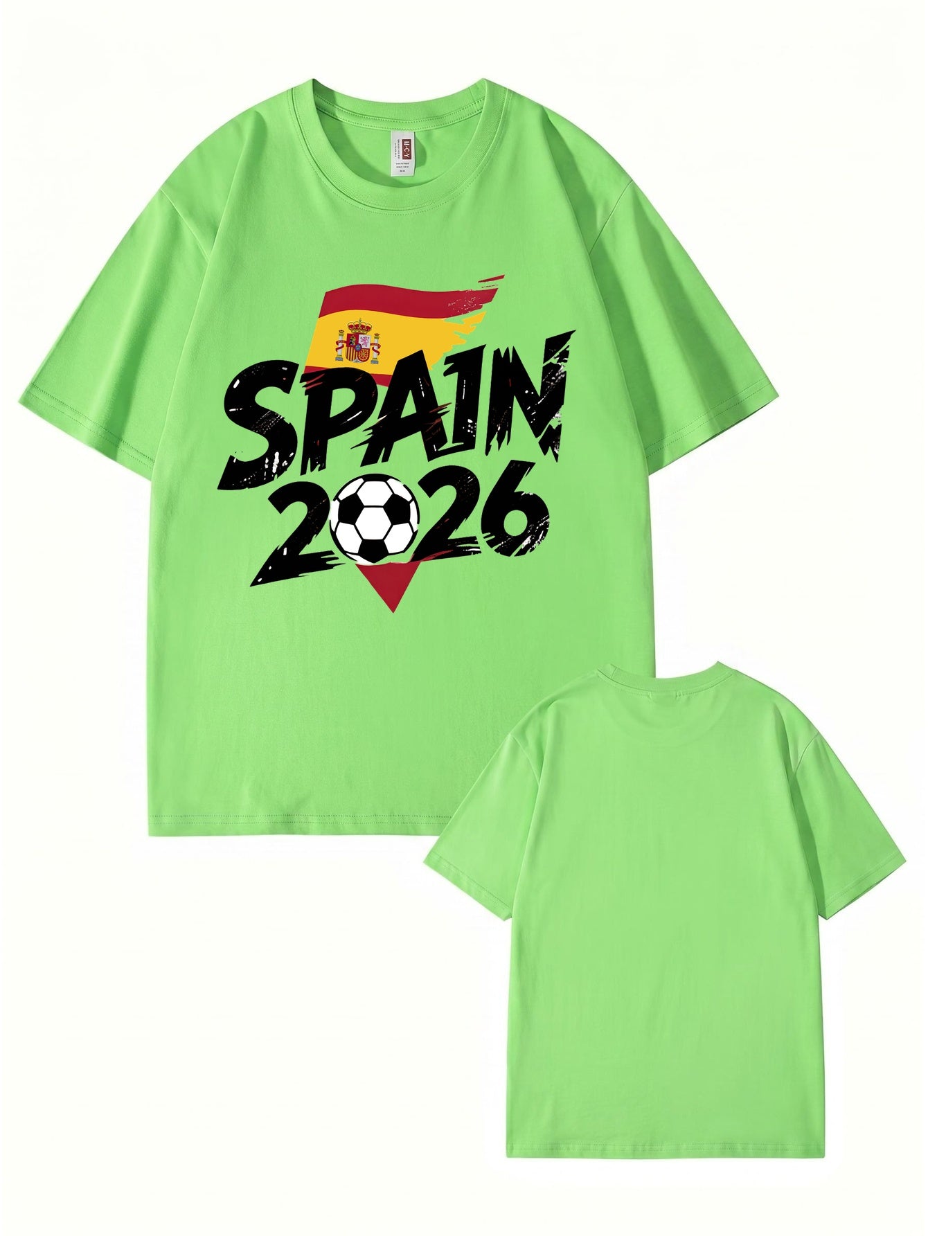 Spain 2026 Soccer Graphic T-Shirt - Premium Cotton Fan Apparel