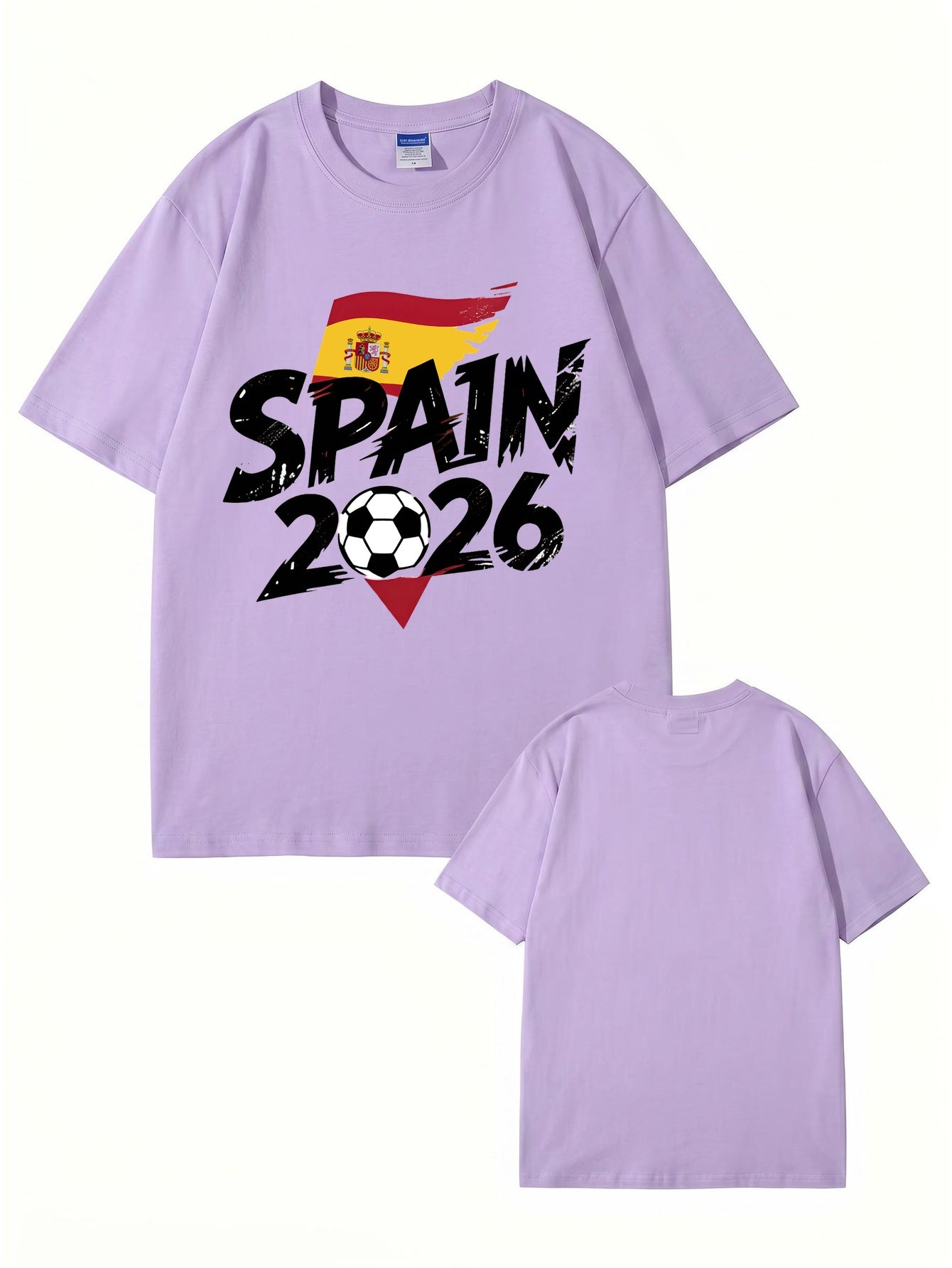 Spain 2026 Soccer Graphic T-Shirt - Premium Cotton Fan Apparel