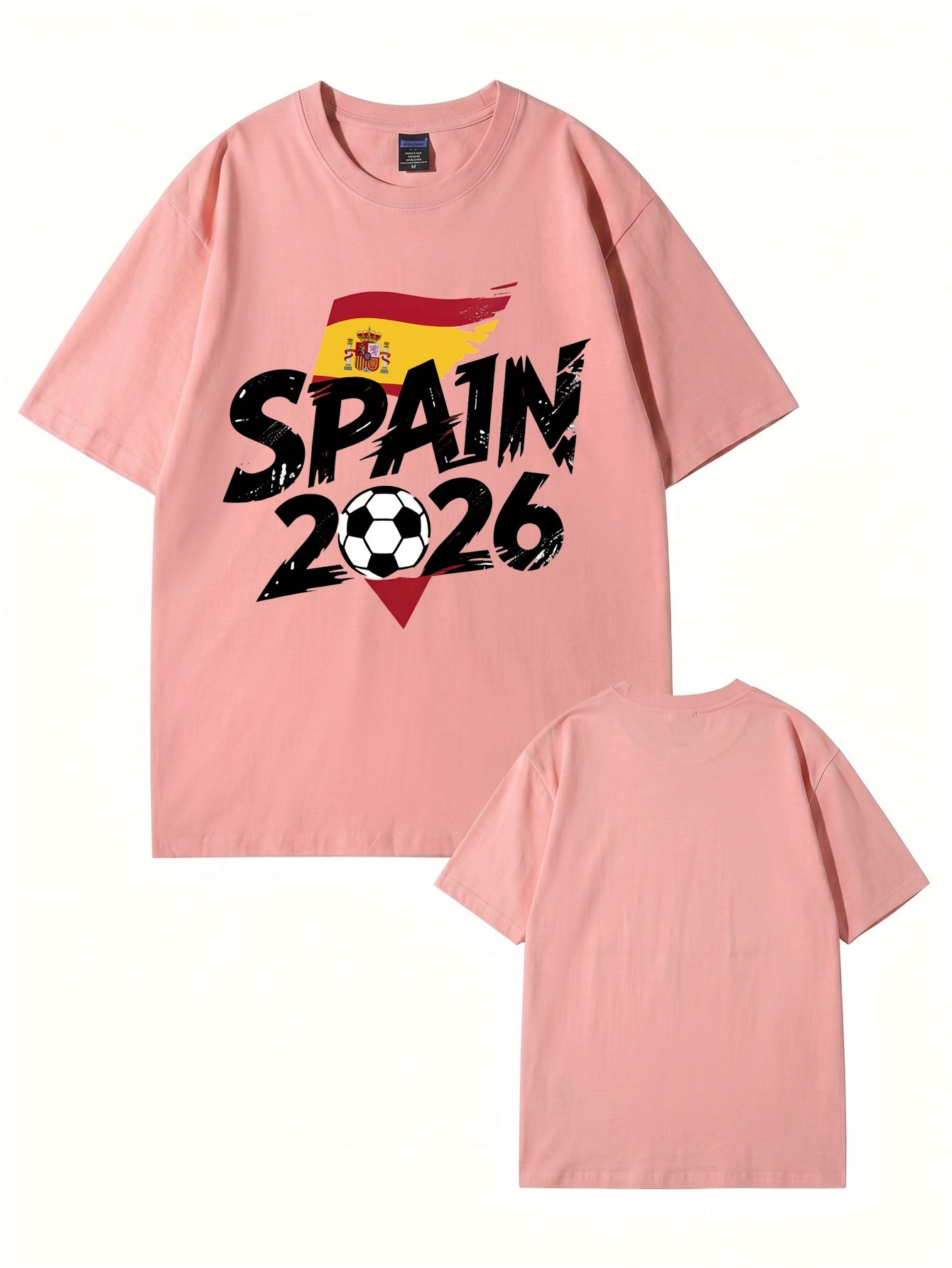 Spain 2026 Soccer Graphic T-Shirt - Premium Cotton Fan Apparel
