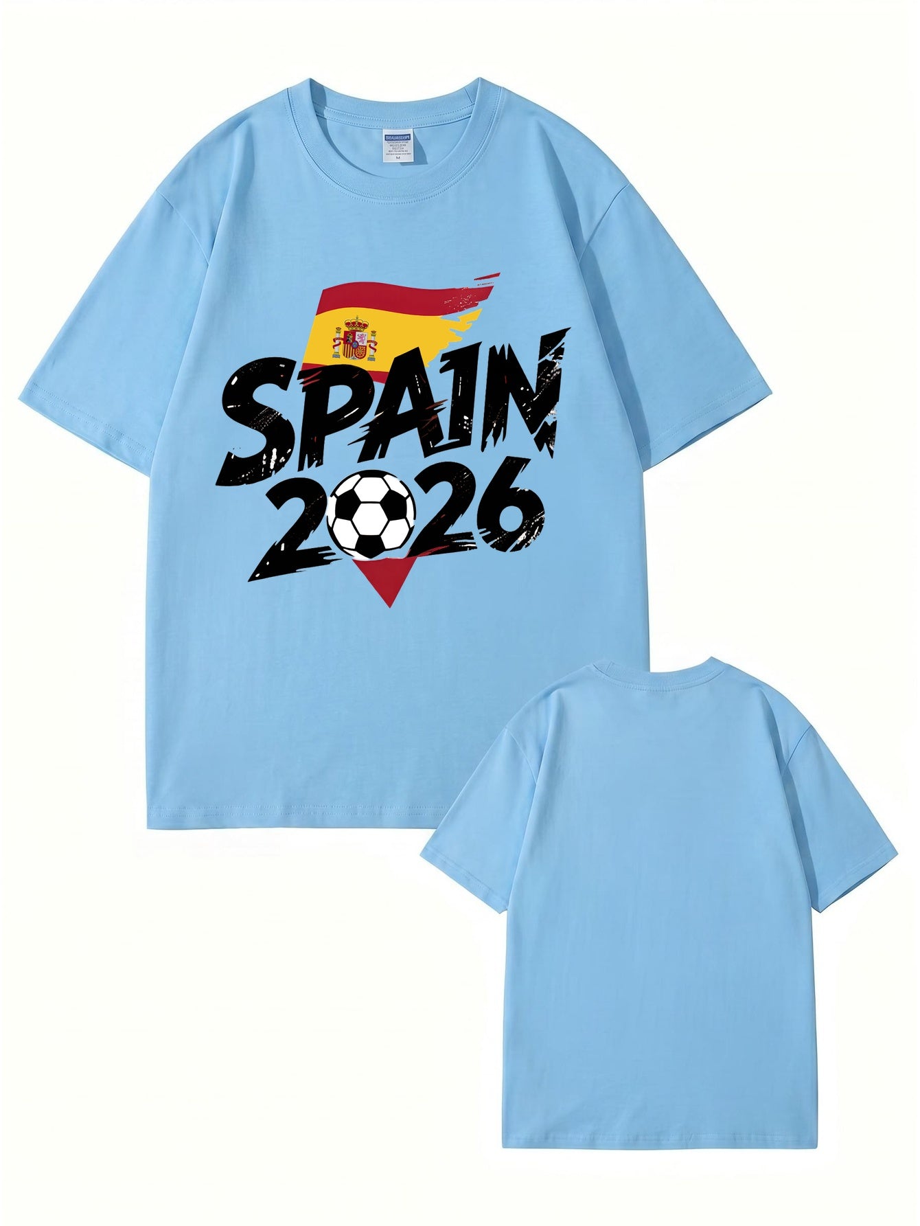 Spain 2026 Soccer Graphic T-Shirt - Premium Cotton Fan Apparel