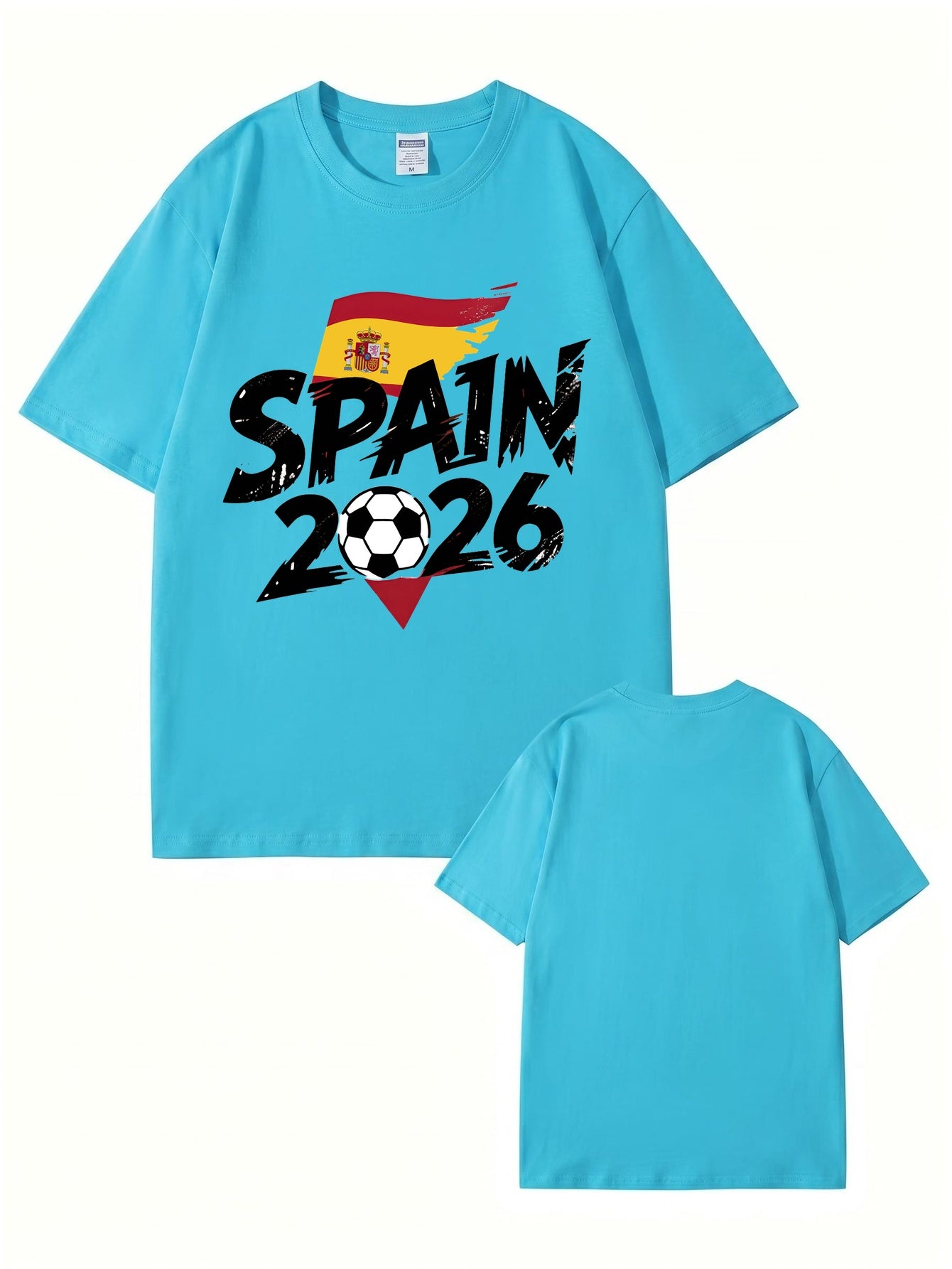 Spain 2026 Soccer Graphic T-Shirt - Premium Cotton Fan Apparel